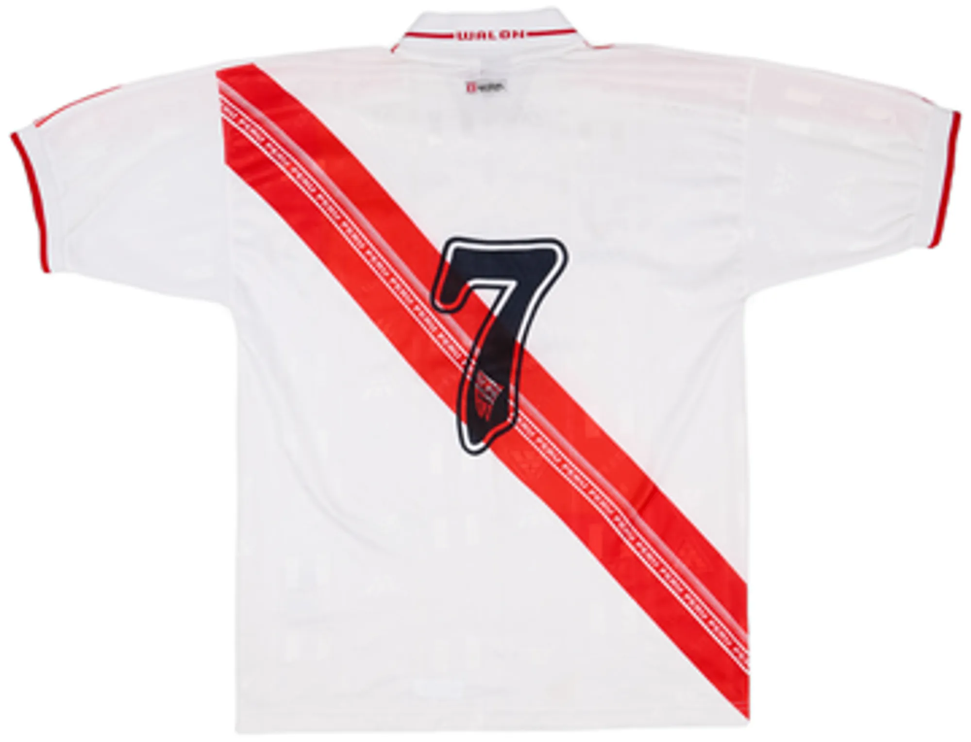 2000-01 Peru Home Shirt #7 - 6/10 - (L)