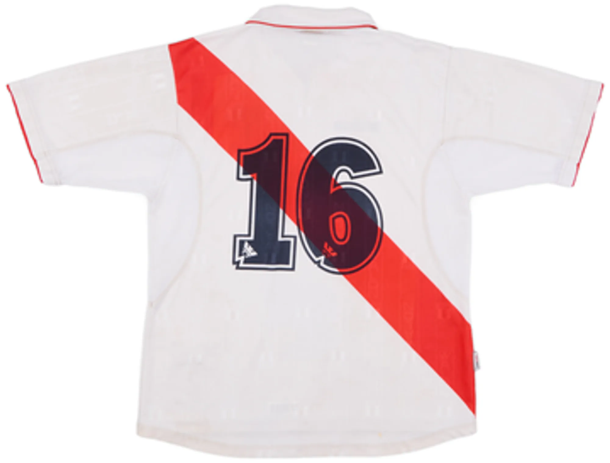 2002 Peru Home Shirt #16 - 5/10 - (XL)
