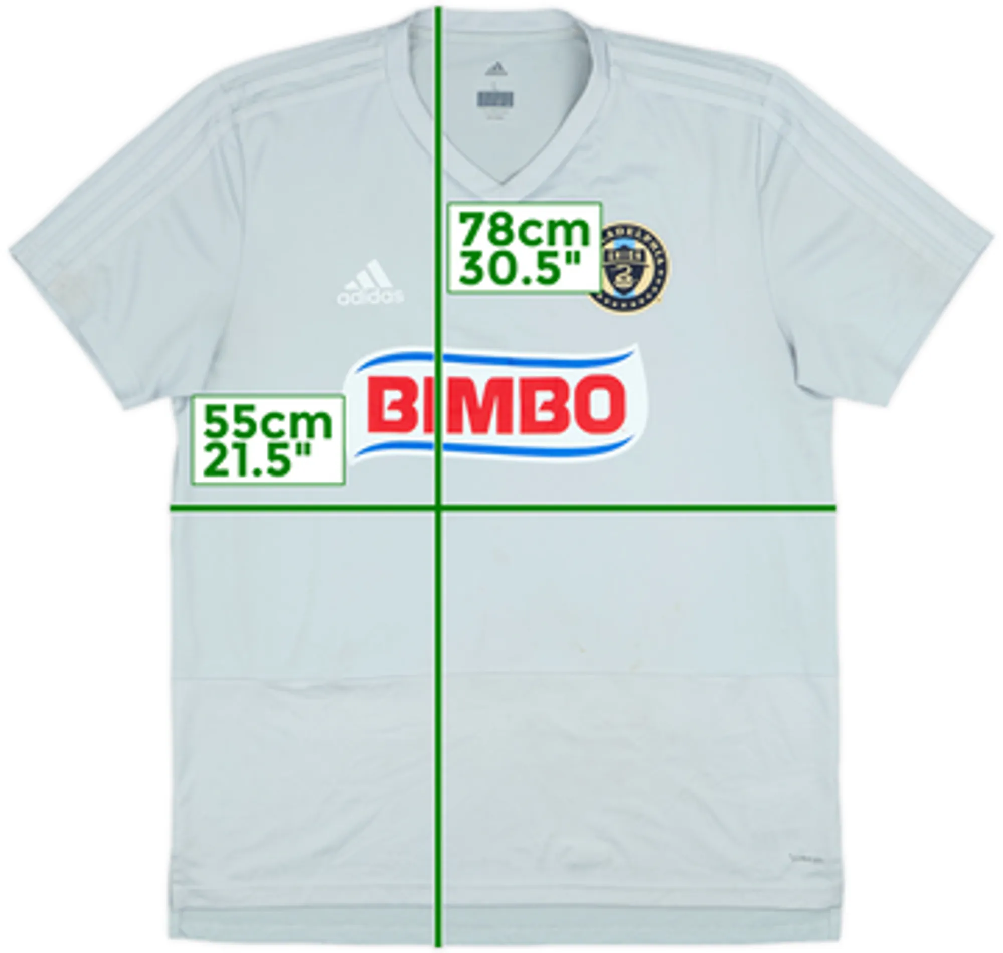 2017-18 Philadelphia Union adidas Training Shirt - 7/10 - (L)