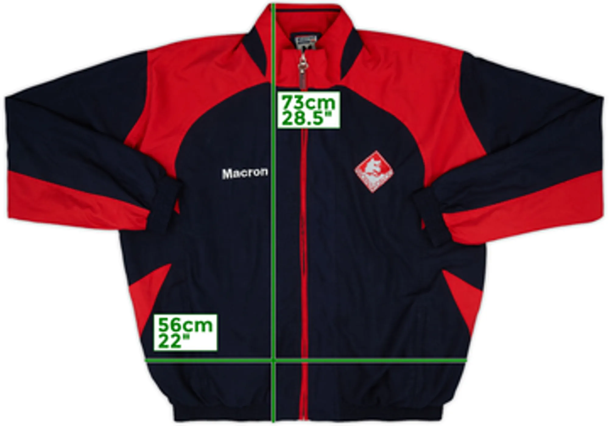 2008-09 Piacenza Macron Track Jacket - 8/10 - (M)