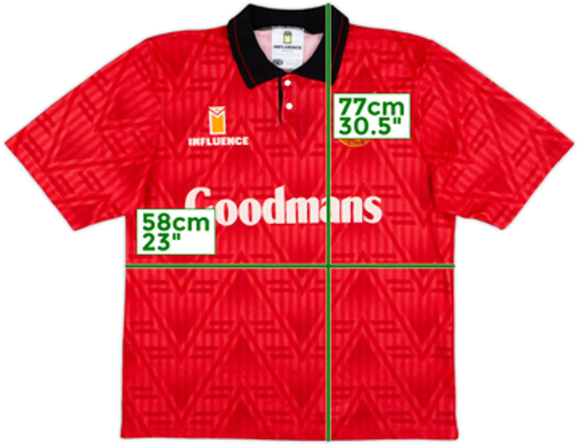 1991-93 Portsmouth Away Shirt - 9/10 - (M)