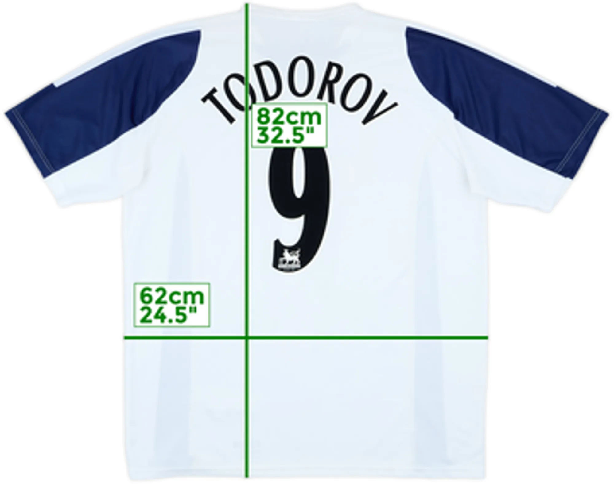 2005-06 Portsmouth Third Shirt Todorov #9 - 8/10 - (XL)