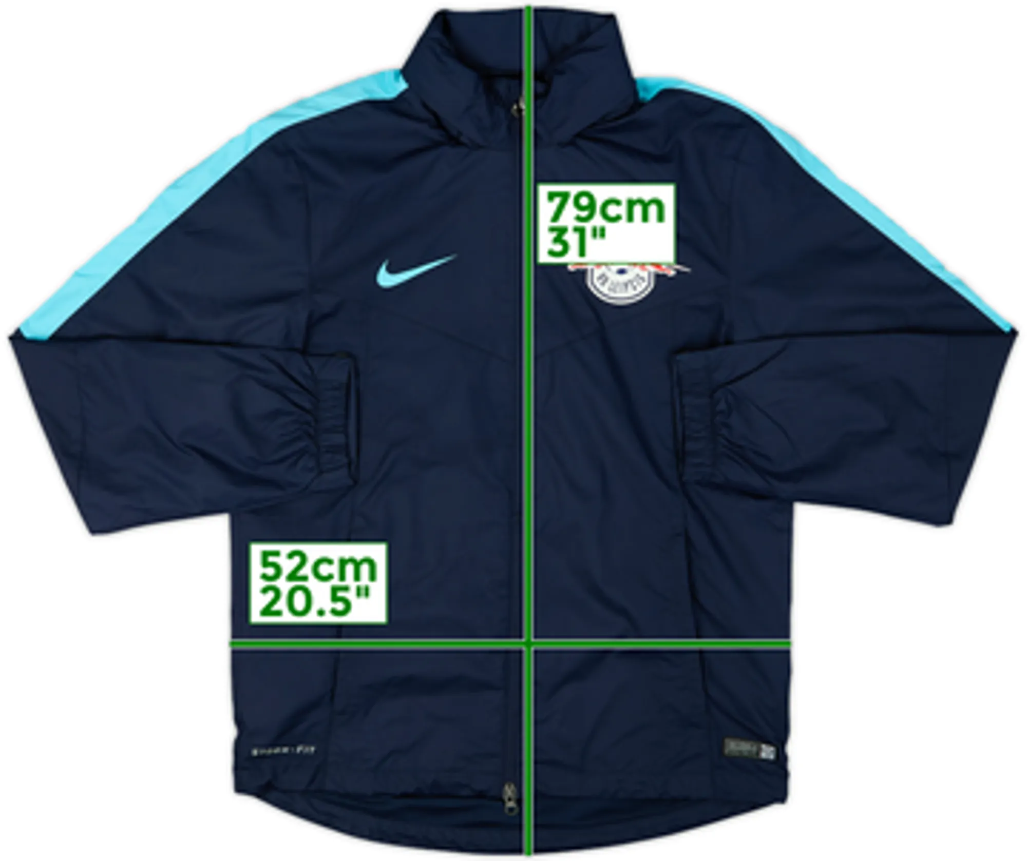 2015-16 RB Leipzig Hooded Rain Jacket - 10/10 - (S)