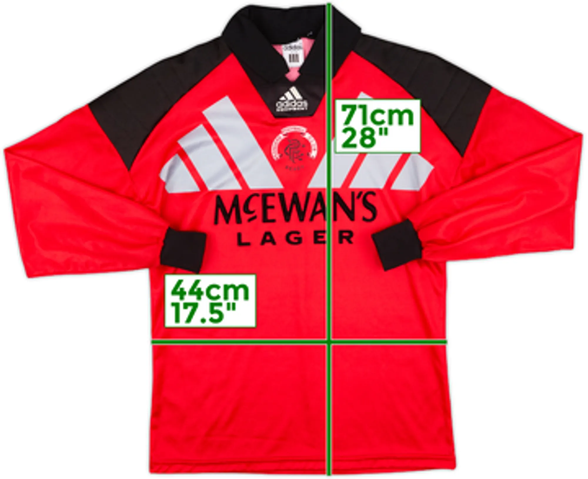 1992-94 Rangers GK Shirt - 8/10 - (S)