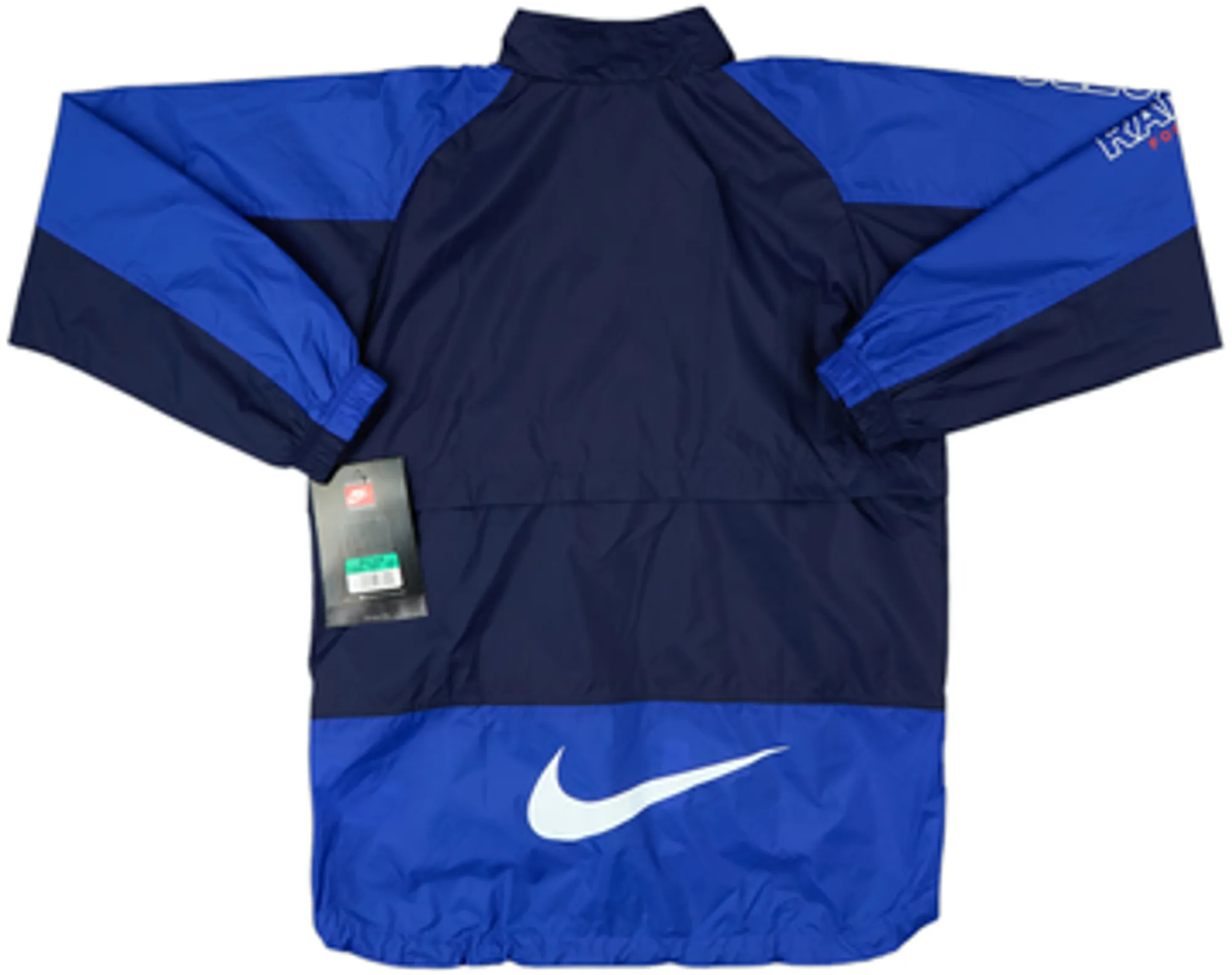 1997-98 Rangers Nike Hooded Rain Jacket (XL.Boys)