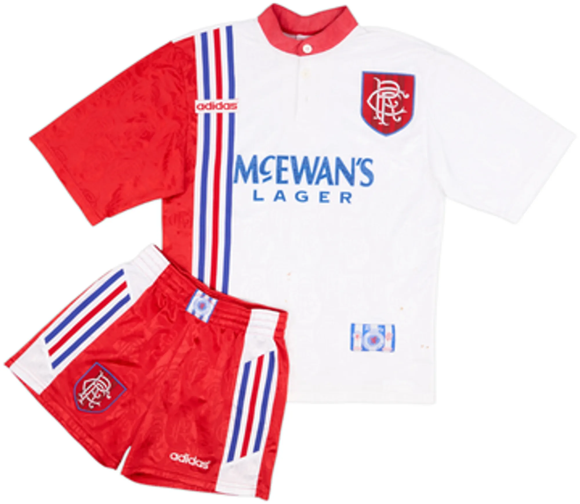 1996-97 Rangers Away Shirt & Shorts - 5/10 - (S)