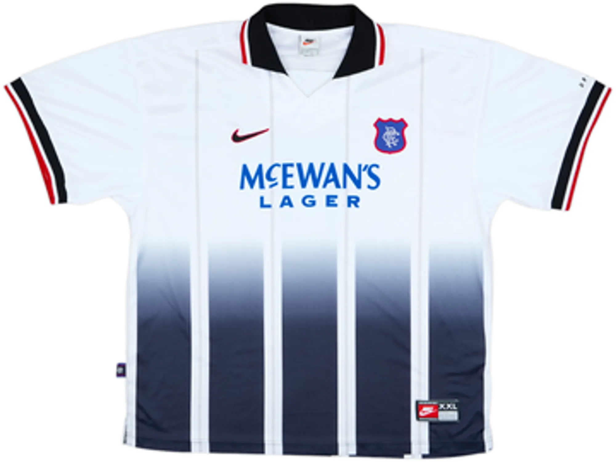 1997-99 Rangers Away Shirt Gascoigne #8 - 6/10 - (XL)