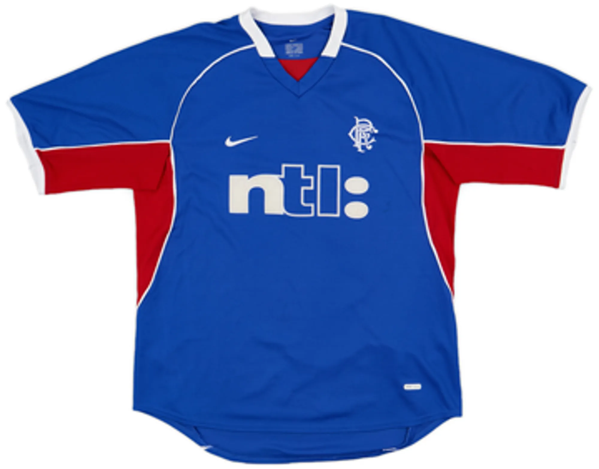 2001-02 Rangers Home Shirt Hughes #27 - 7/10 - (M)