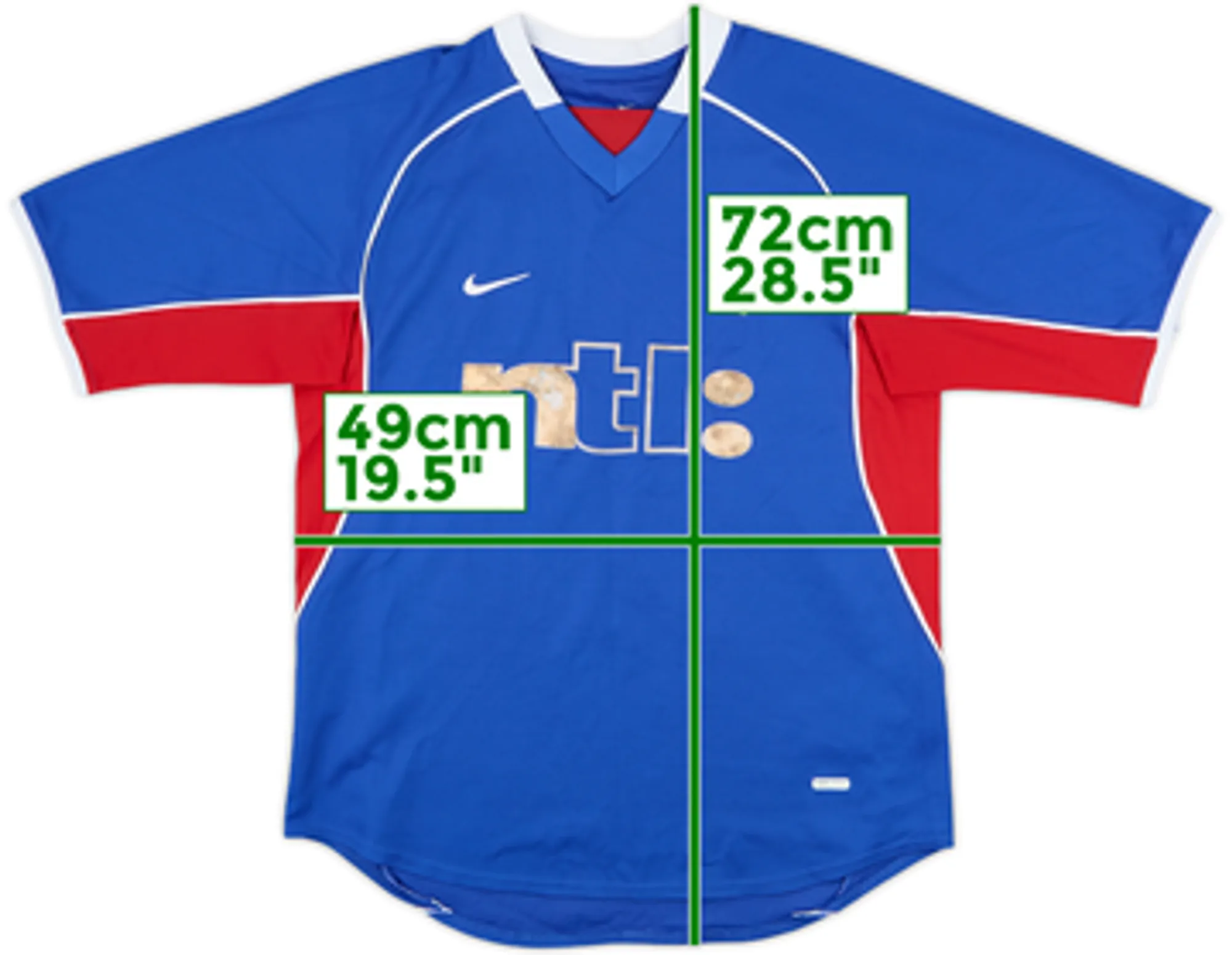 2001-02 Rangers Home Shirt - 5/10 - (M)