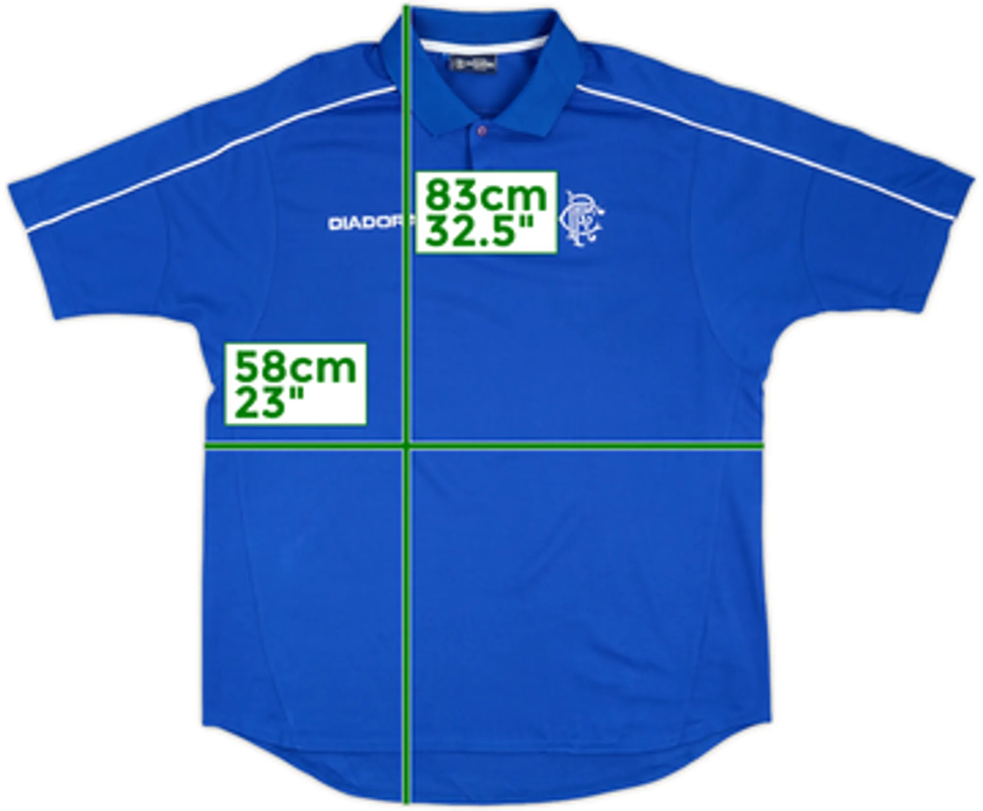 2002-03 Rangers Diadora Polo Shirt - 10/10 - (L)