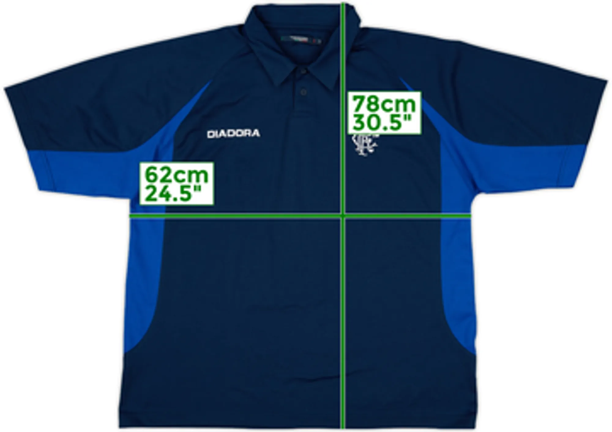 2002-03 Rangers Diadora Polo Shirt - 9/10 - (M)