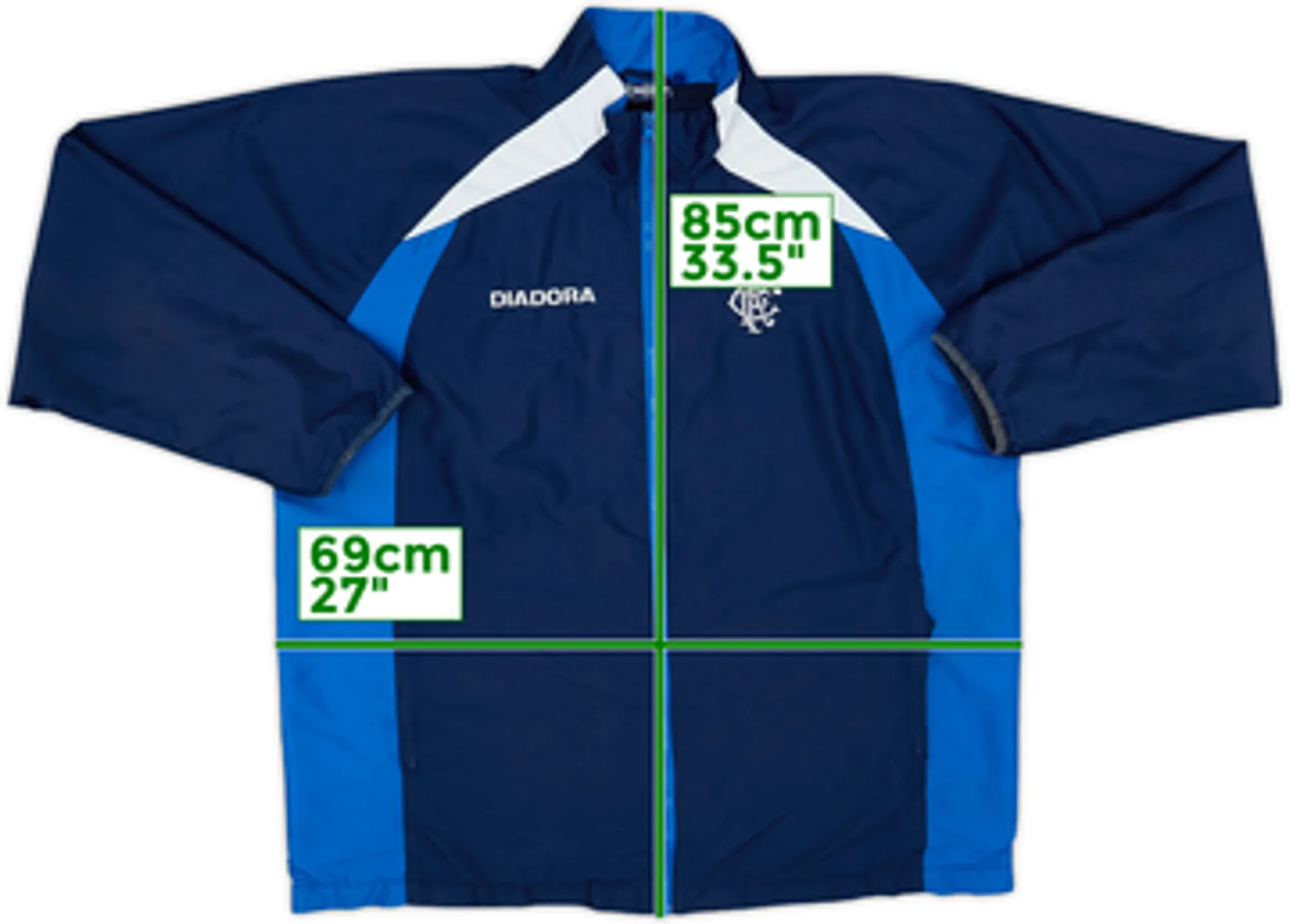 2003-04 Rangers Diadora Track Jacket - 5/10 - (XL)