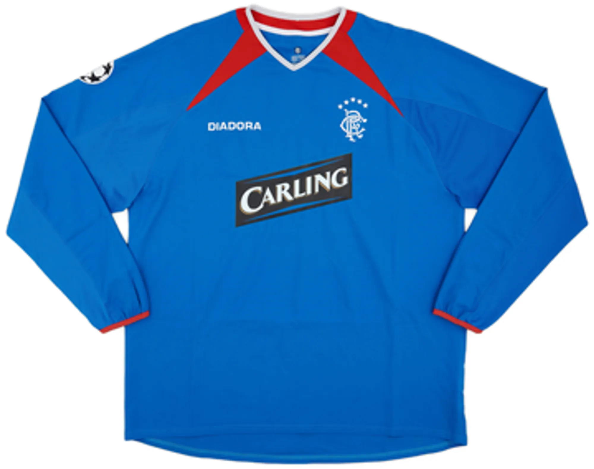 2003-05 Rangers Home L/S Shirt Khizanishvilli #15 - 8/10 - (XL)