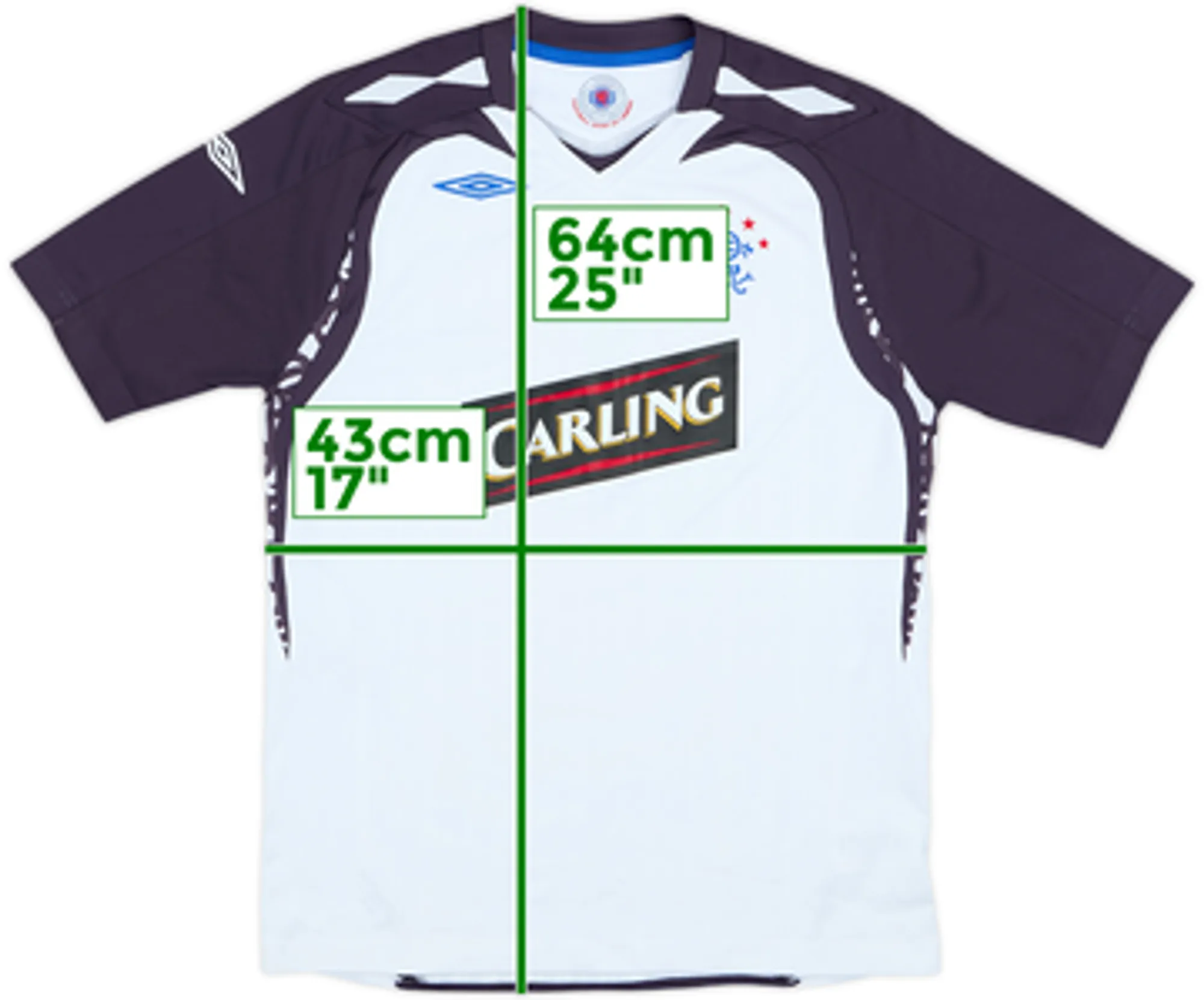 2007-08 Rangers Away Shirt - 7/10 - (L.Boys)