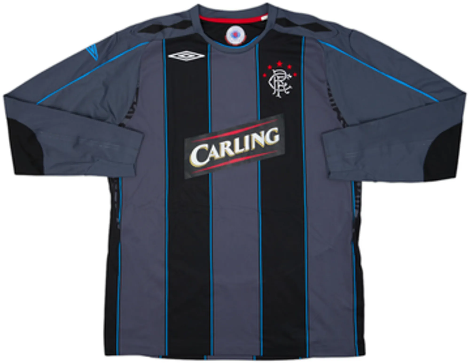 2007-08 Rangers Third L/S Shirt Naismith #18 - 6/10 - (L)