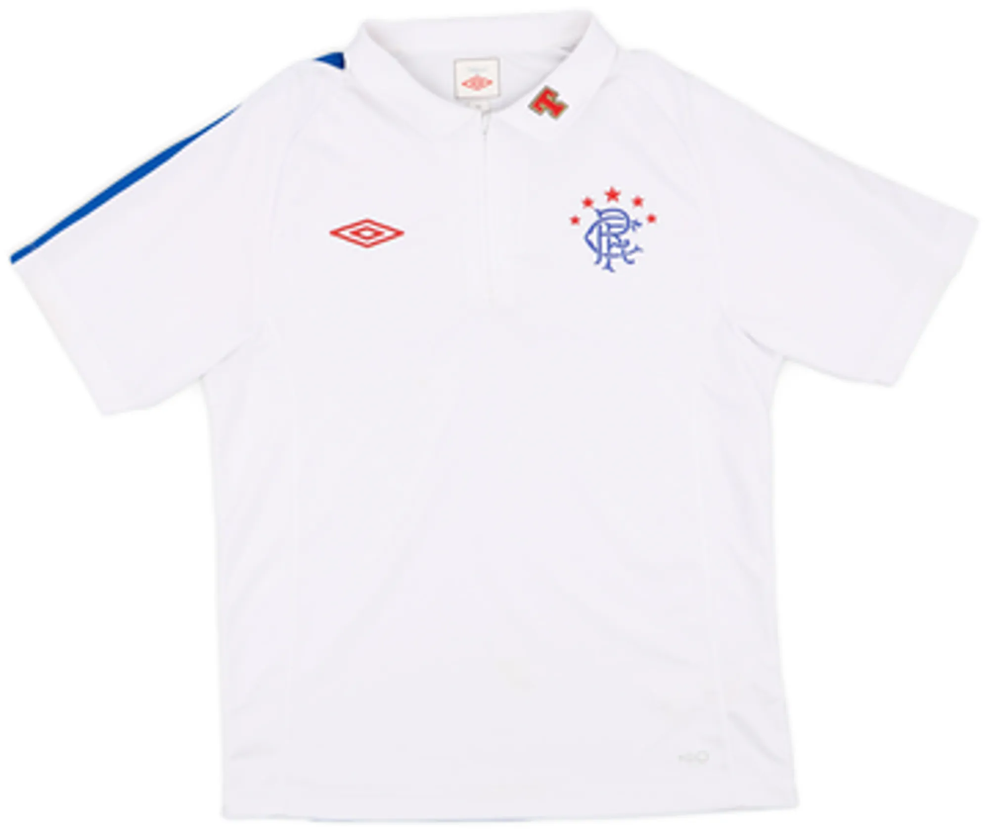 2010-11 Rangers Umbro 1/4 Zip Polo Shirt - 8/10 - (M)