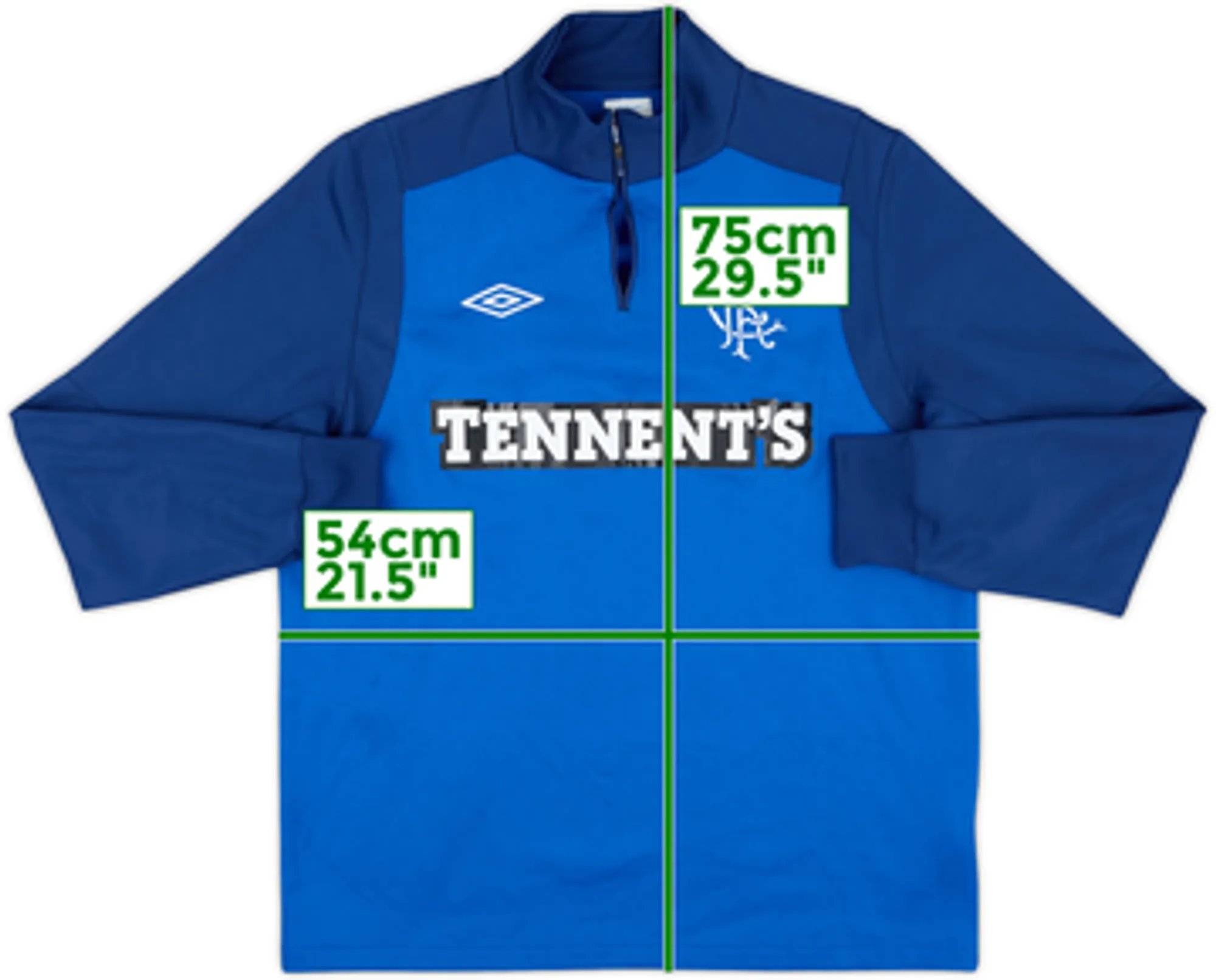 2010-11 Rangers Umbro 1/4 Zip Training Top - 5/10 - (L)