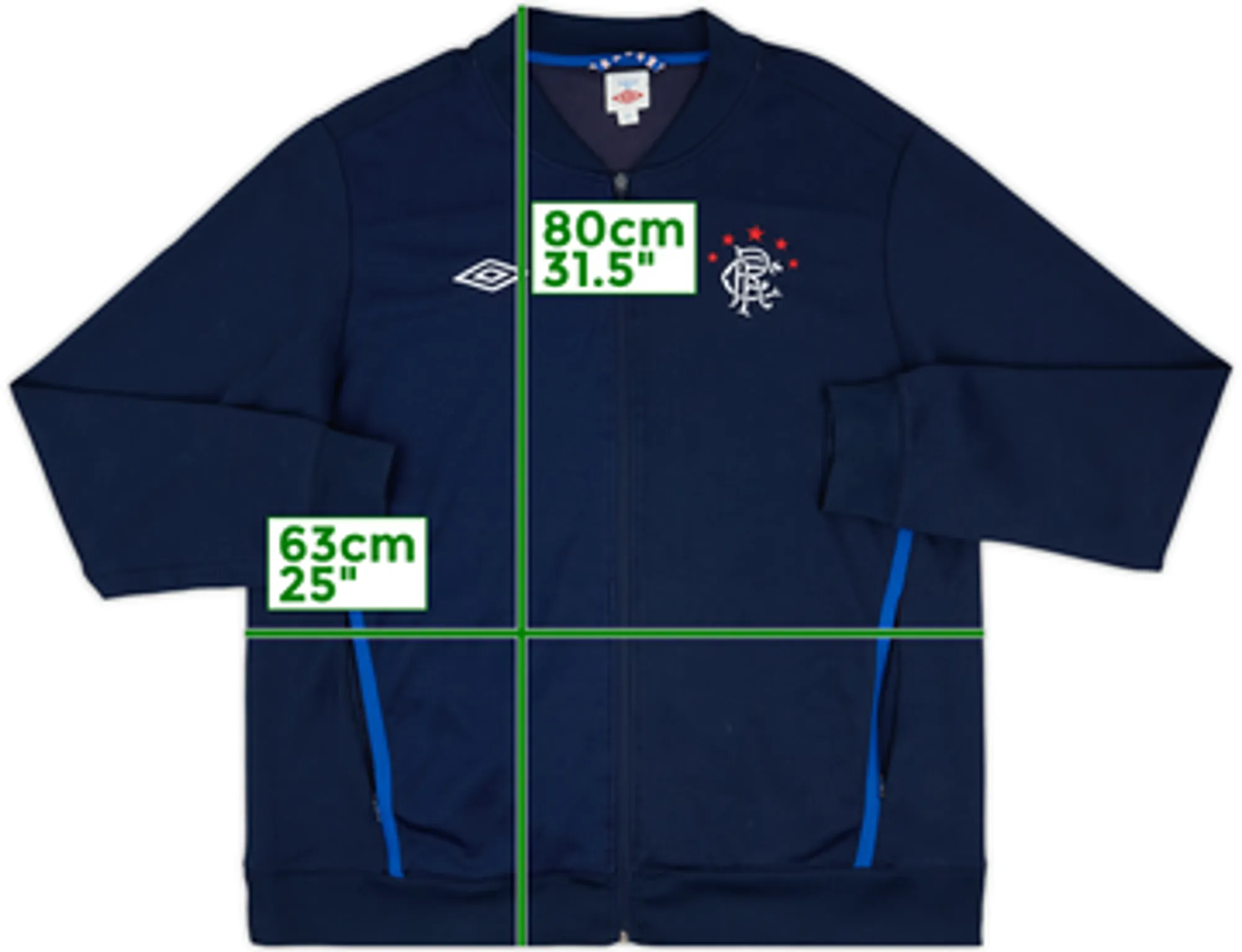2010-11 Rangers Umbro Track Jacket - 7/10 - (S)