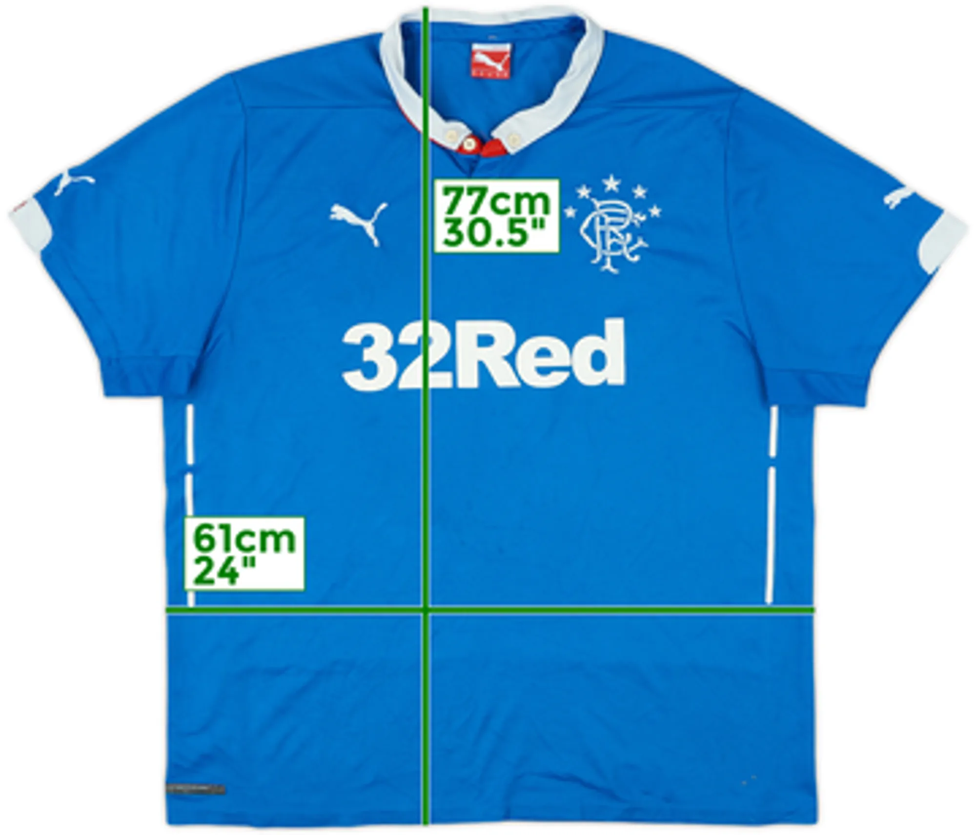 2014-15 Rangers Home Shirt - 6/10 - (4XL)
