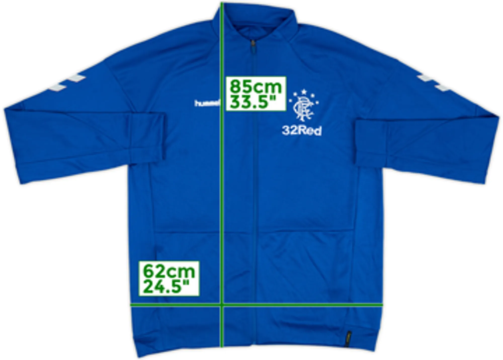 2018-19 Rangers Hummel Track Jacket - 8/10 - (3XL)