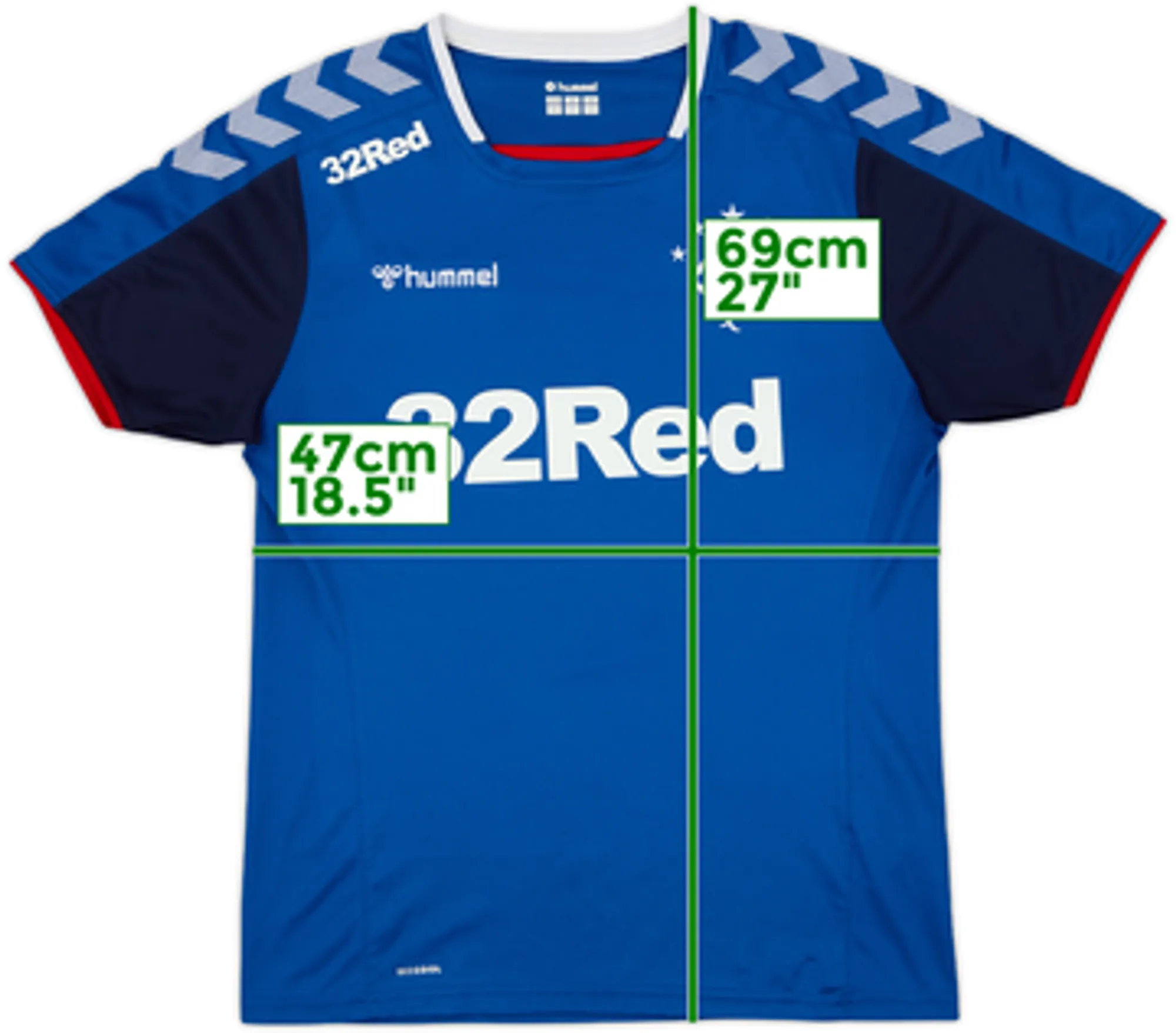 2018-19 Rangers Hummel Training Shirt - 10/10 - (M)