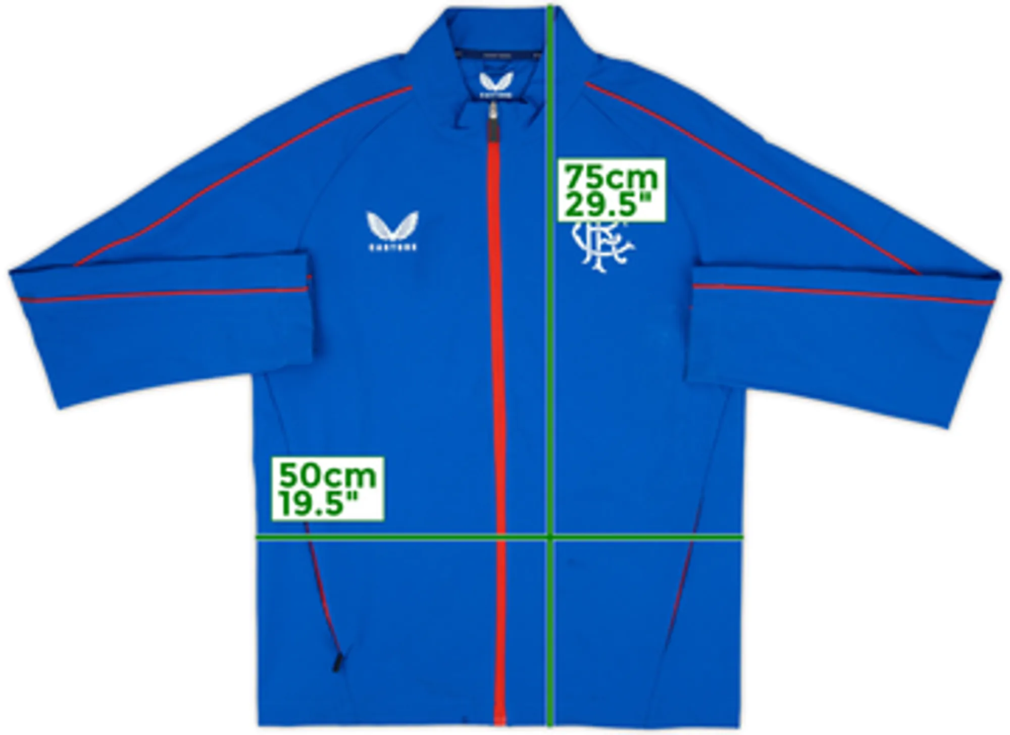 2020-21 Rangers Castore Track Jacket - 10/10 - (S)