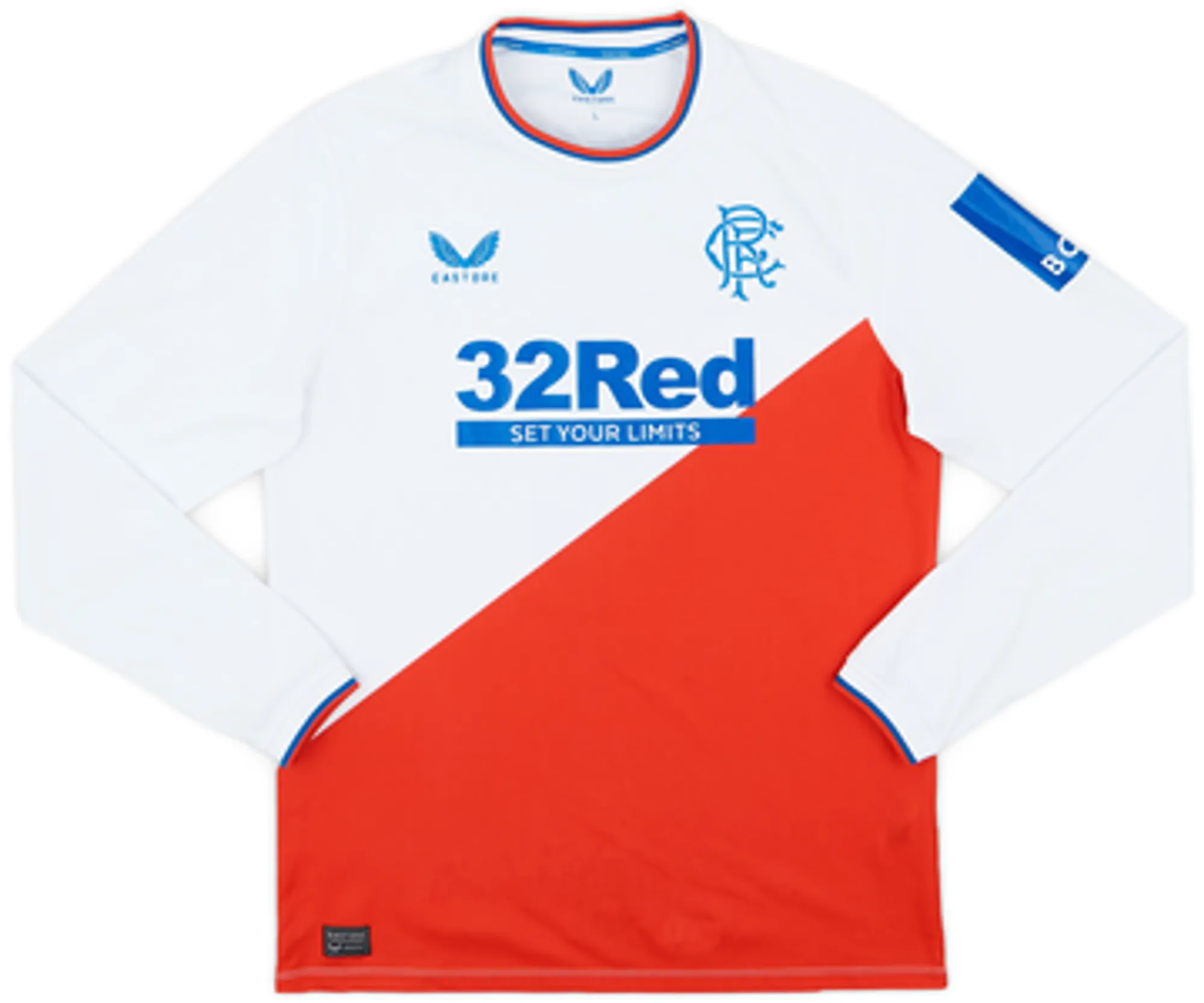 2022-23 Rangers Away L/S Shirt Lundstram #4 - 8/10 - (L)