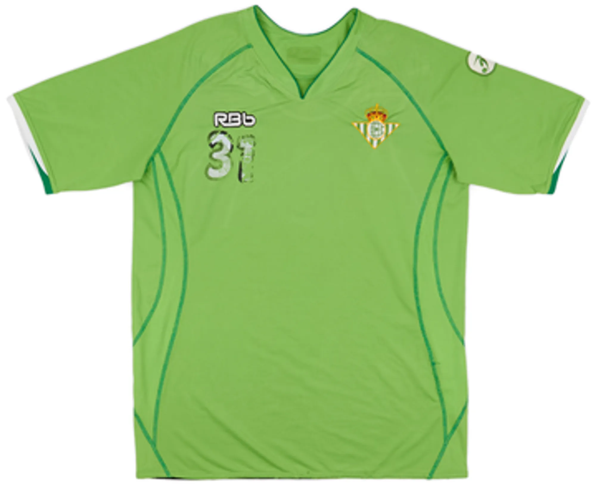 2010-11 Real Betis Player Issue Training Shirt #31 - 5/10 - (L)