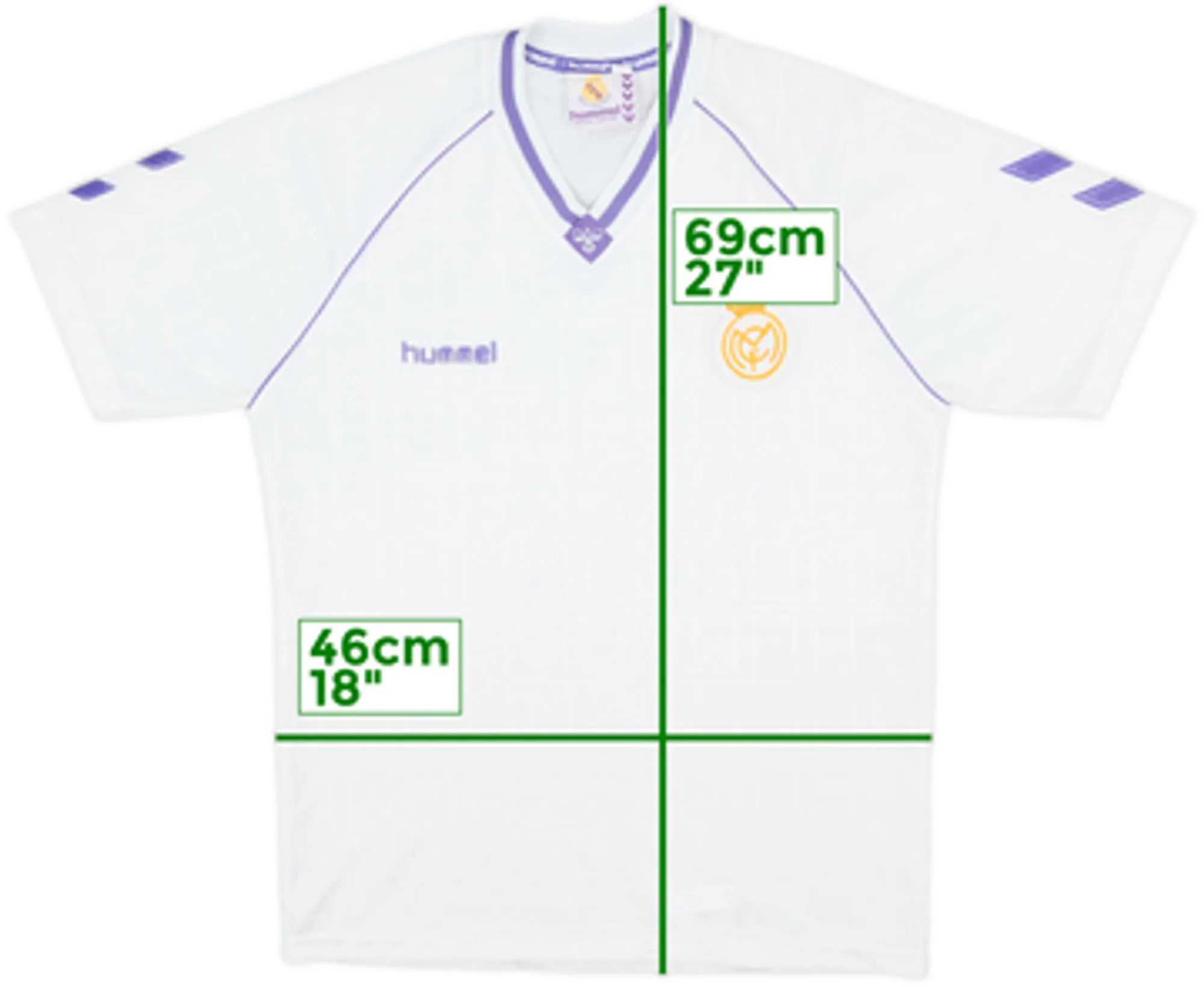 1990-91 Real Madrid Home Shirt - 6/10 - (M)