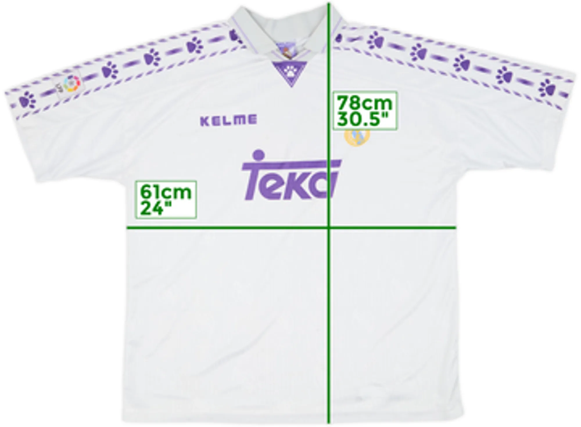 1996-97 Real Madrid Home Shirt - 6/10 - (XXL)