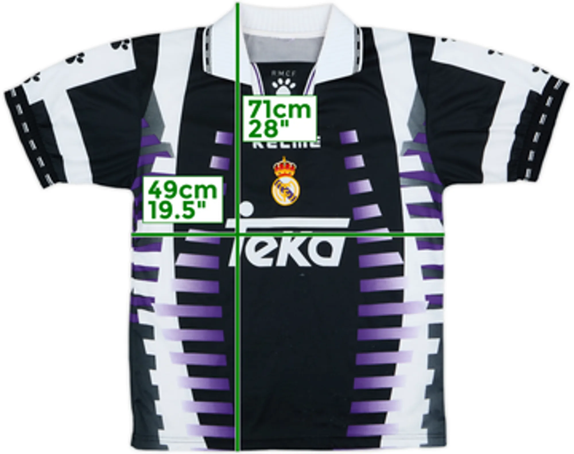 1997-98 Real Madrid Third Shirt - 8/10 - (L)