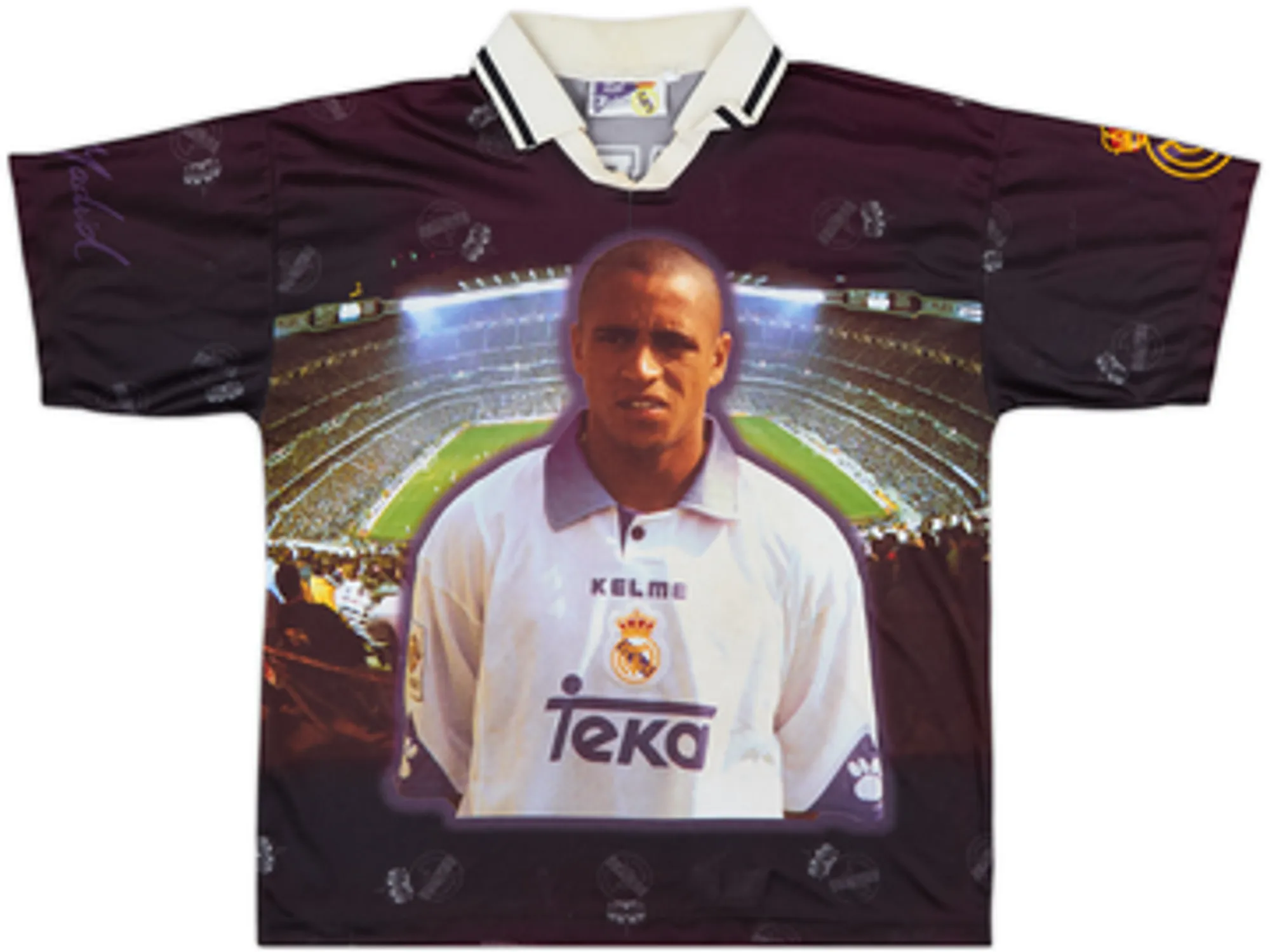 1997-98 Real Madrid Taquy Fan Shirt R.Carlos #3 - 7/10 - (L)
