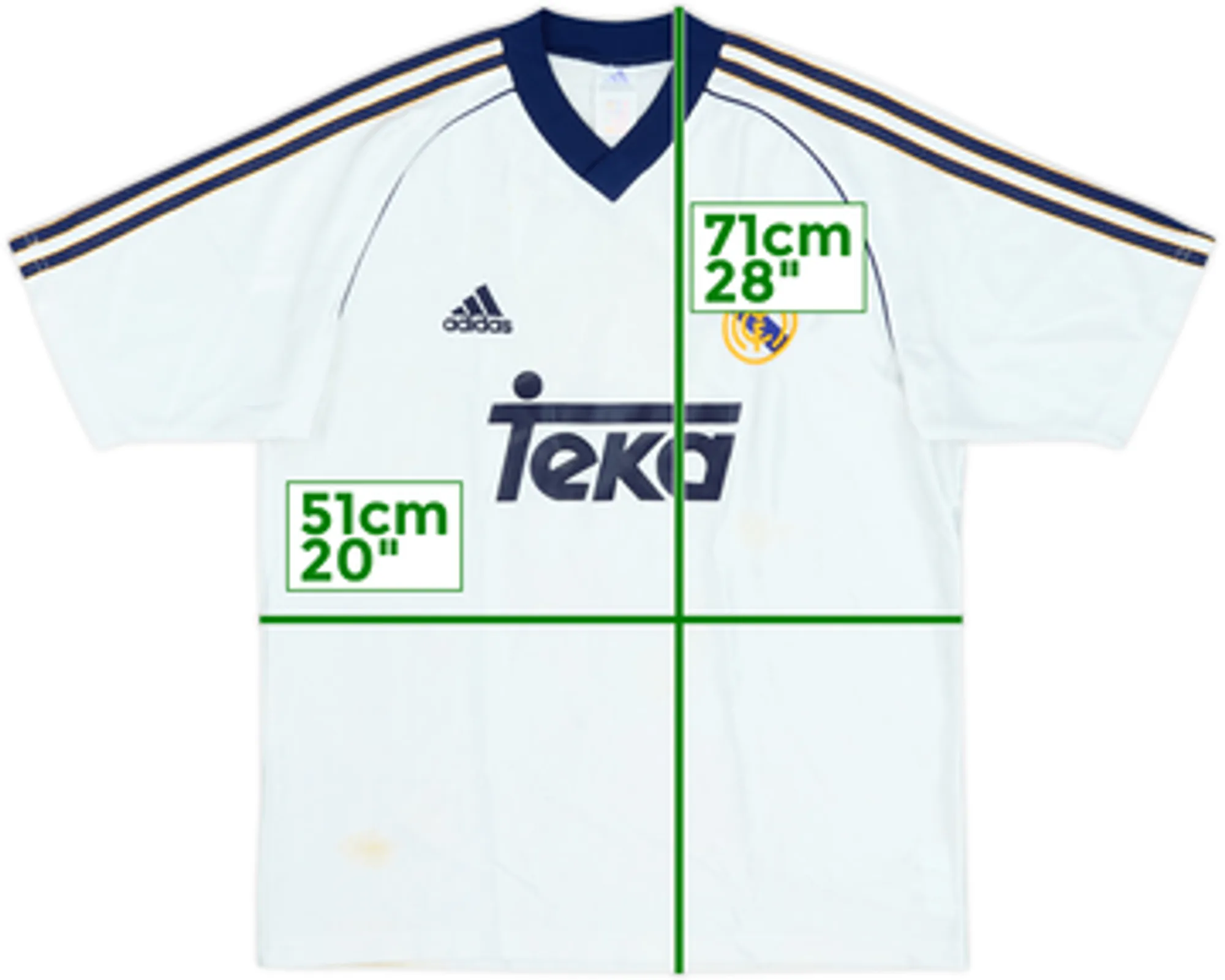 1998-00 Real Madrid Home Shirt - 5/10 - (L)