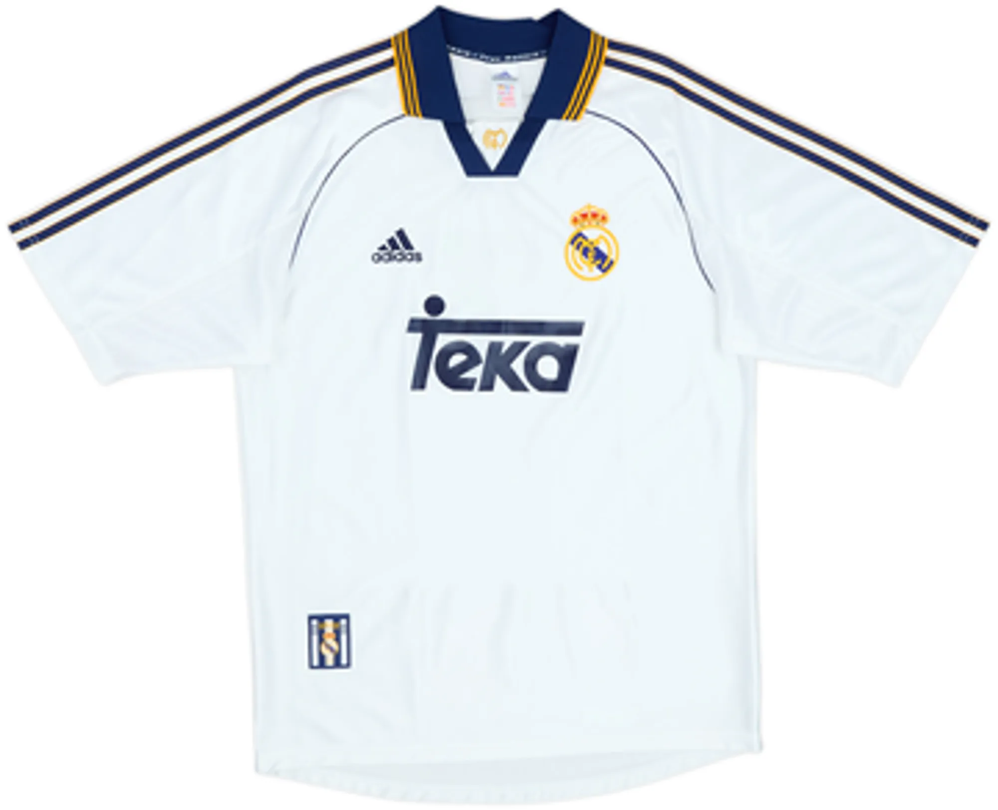 1998-00 Real Madrid Home Shirt Raul #7 - 10/10 - (L)