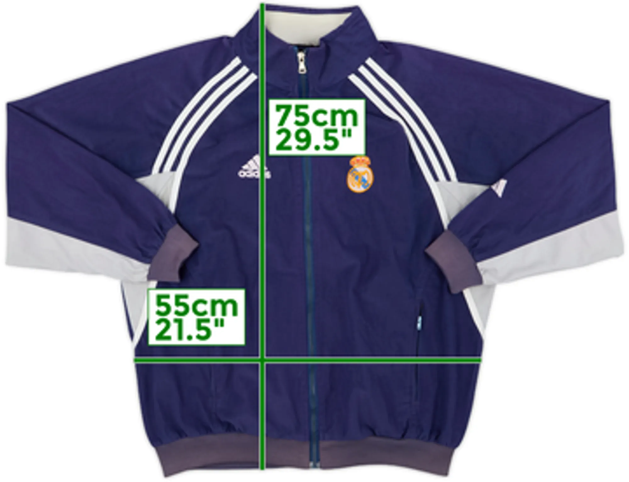 2000-01 Real Madrid adidas Track Jacket - 4/10 - (XXL)