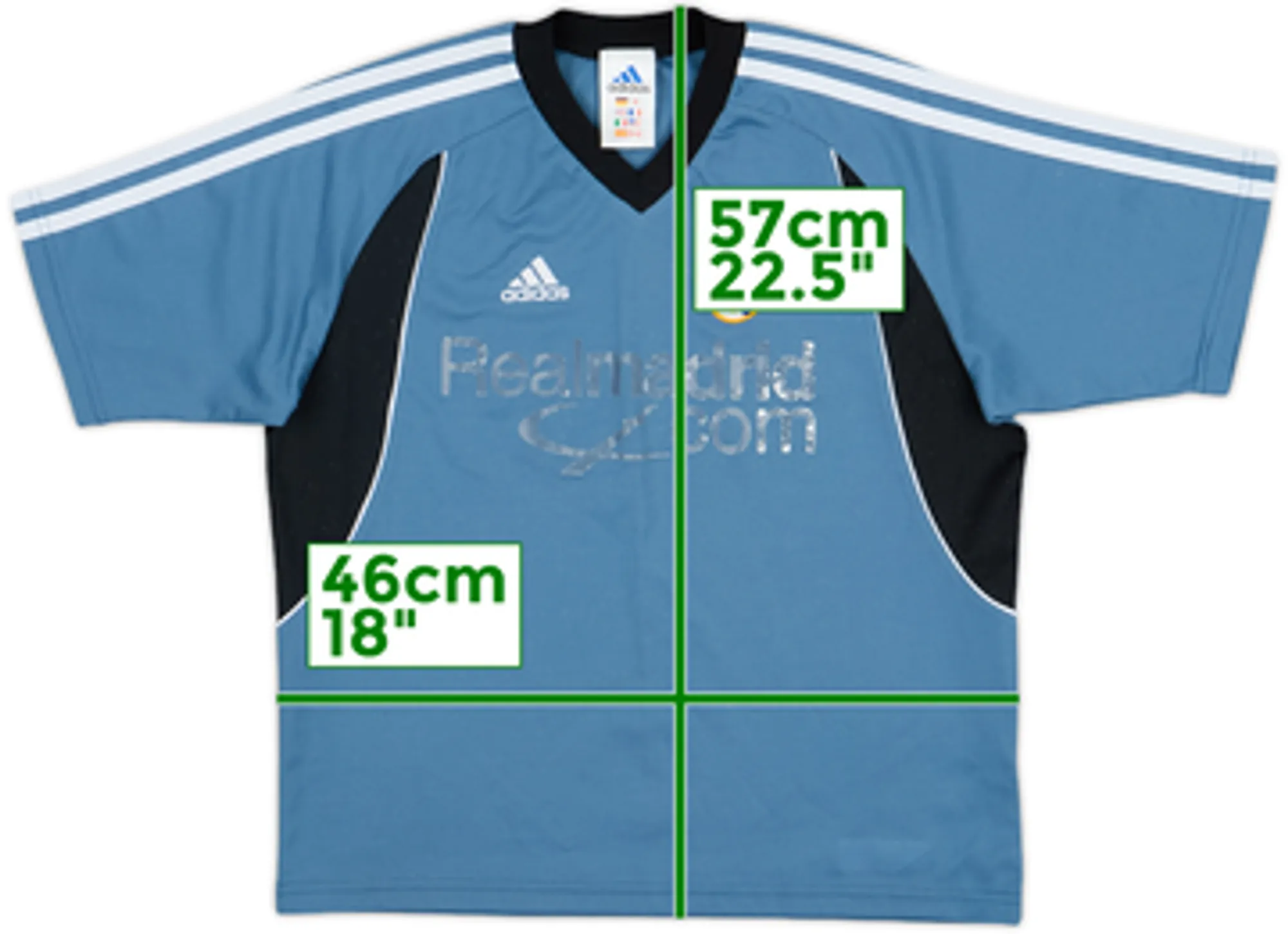 2001 Real Madrid Third Shirt - 4/10 - (M.Boys)