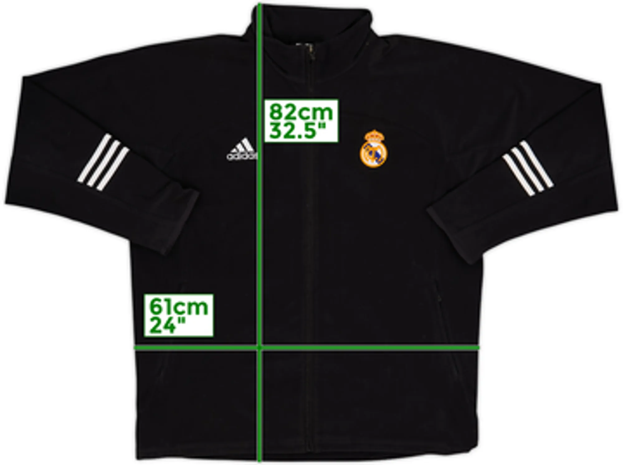 2001-02 Real Madrid adidas Track Jacket - 9/10 - (L)