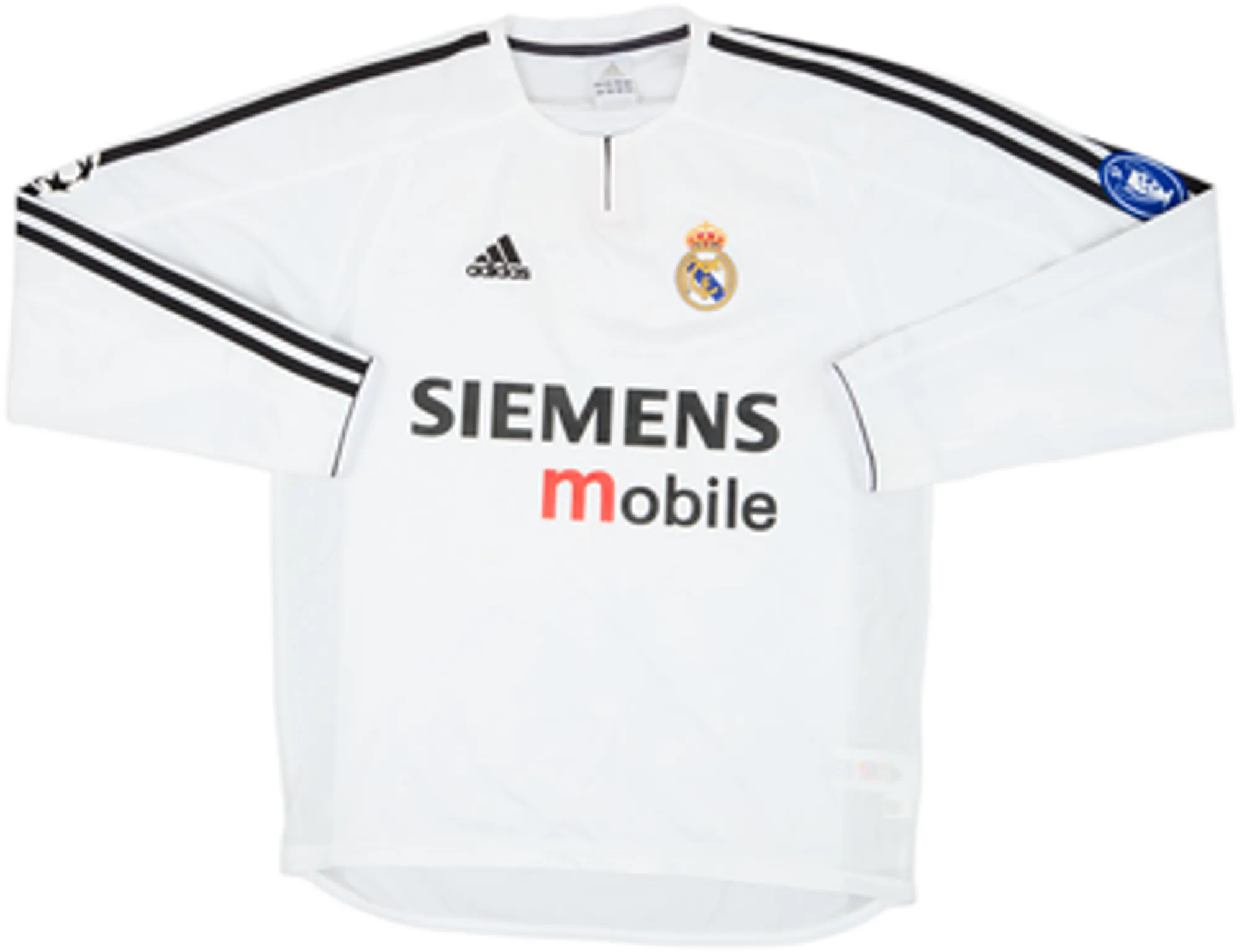 2003-04 Real Madrid Home L/S Shirt Beckham #23 - 6/10 - (L)