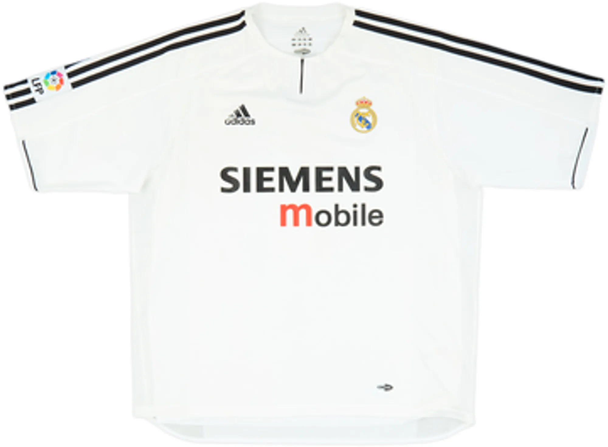 2003-04 Real Madrid Player Issue Home Shirt Zidane #5 - 6/10 - (M)