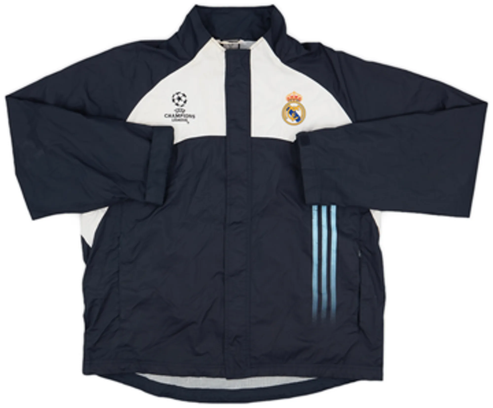 2003-04 Real Madrid adidas Hooded Rain Jacket - 5/10 - (L)