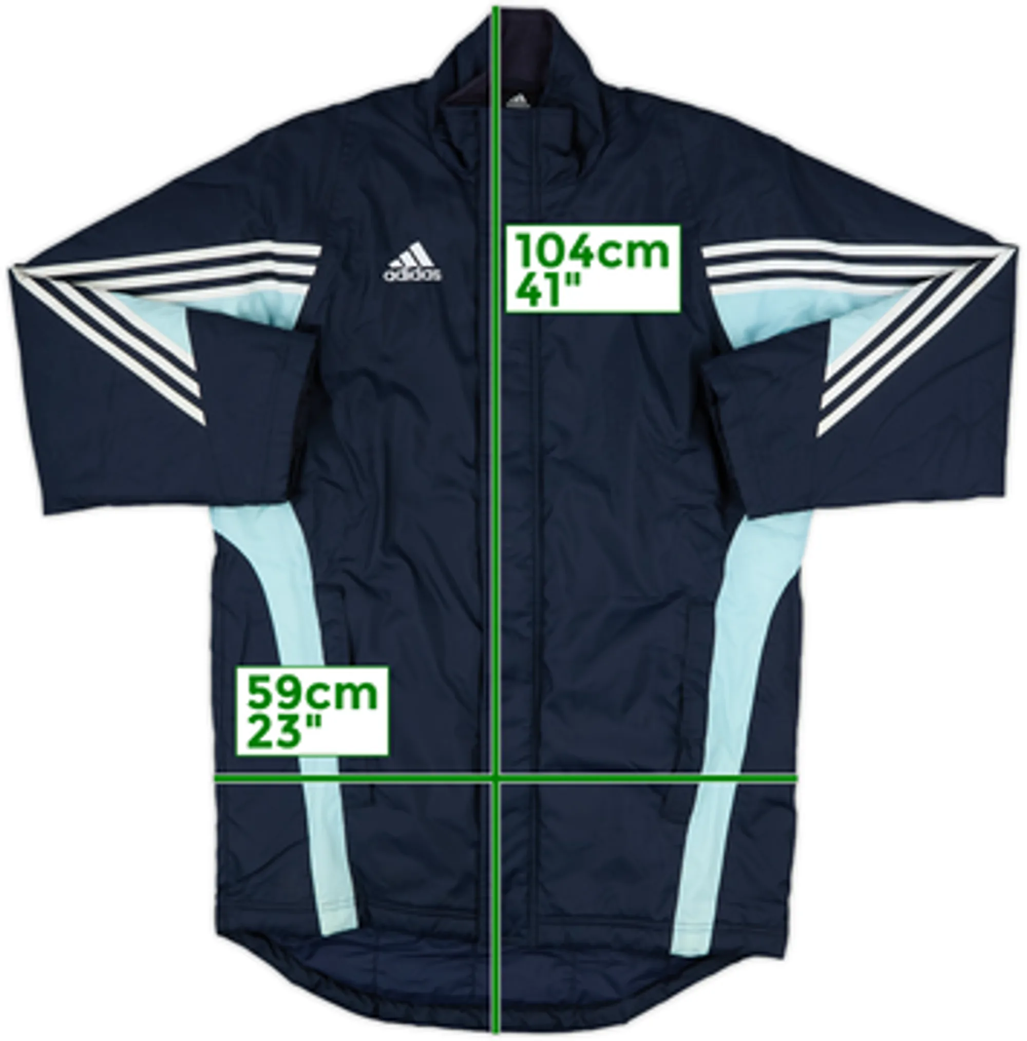 2003-04 Real Madrid adidas Padded Bench Coat - 7/10 - (XL)