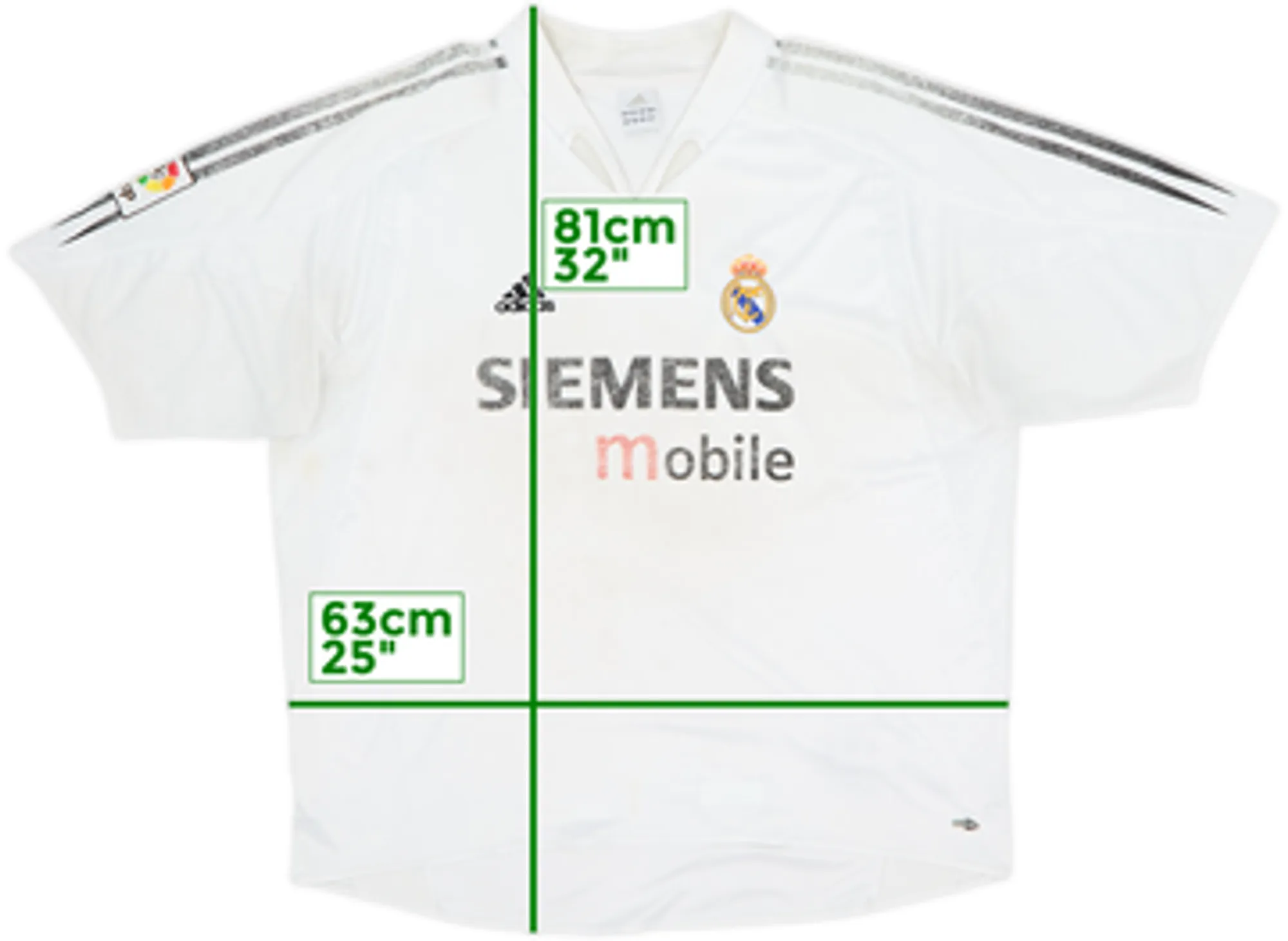 2004-05 Real Madrid Home Shirt - 3/10 - (S)