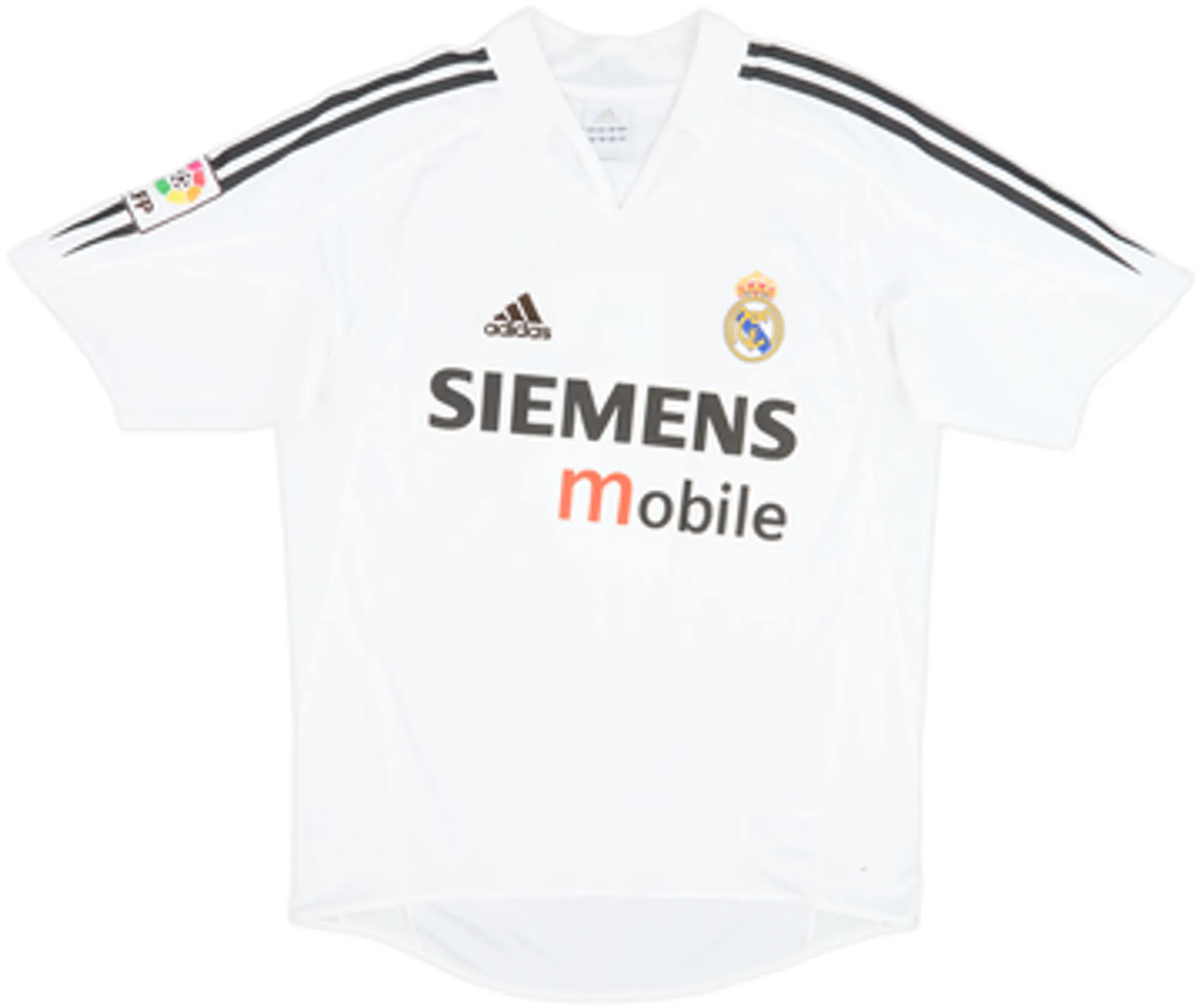 2004-05 Real Madrid Home Shirt Zidane #5 - 8/10 - (L)