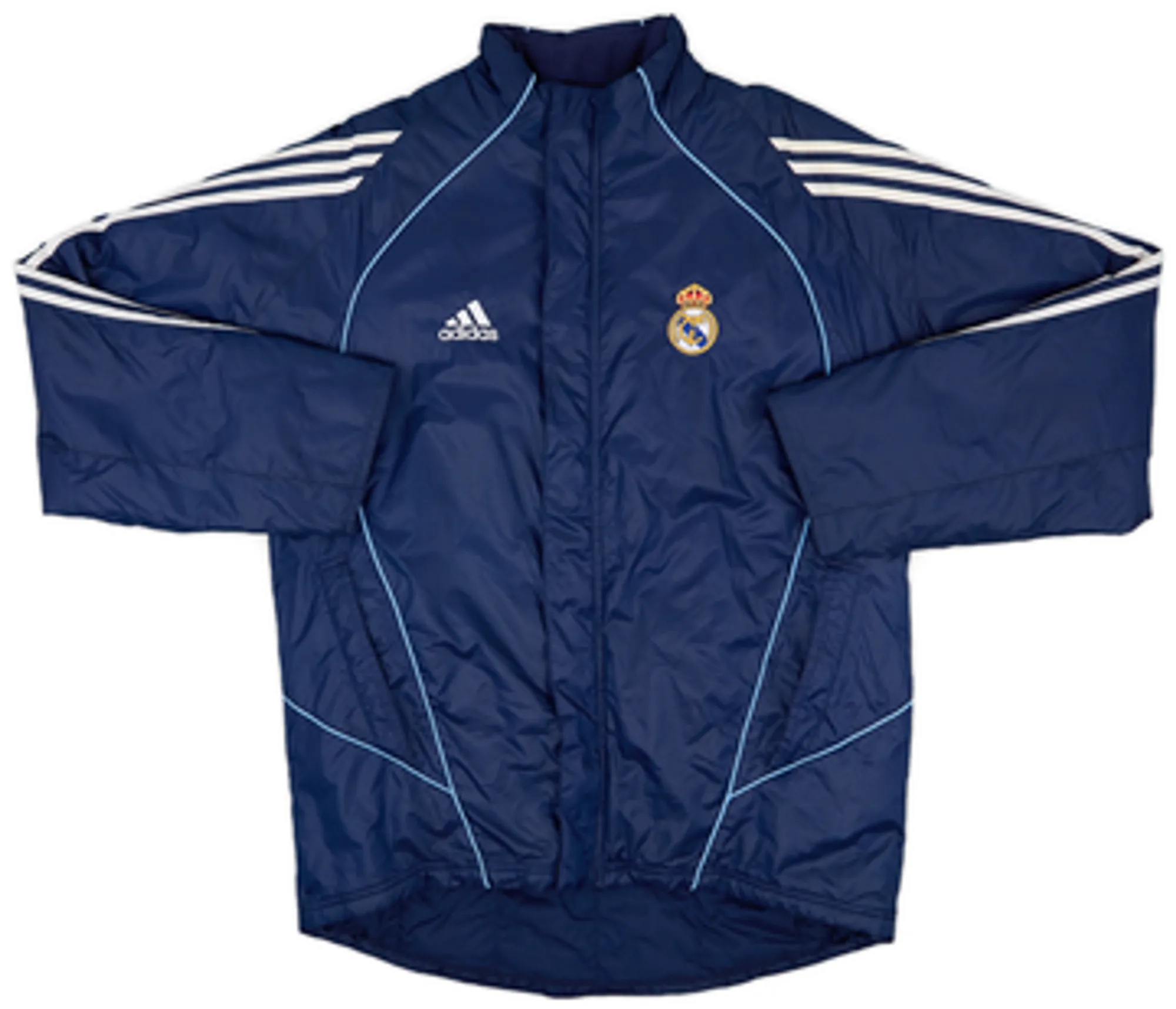 2005-06 Real Madrid adidas Padded Bench Coat - 8/10 - (M)
