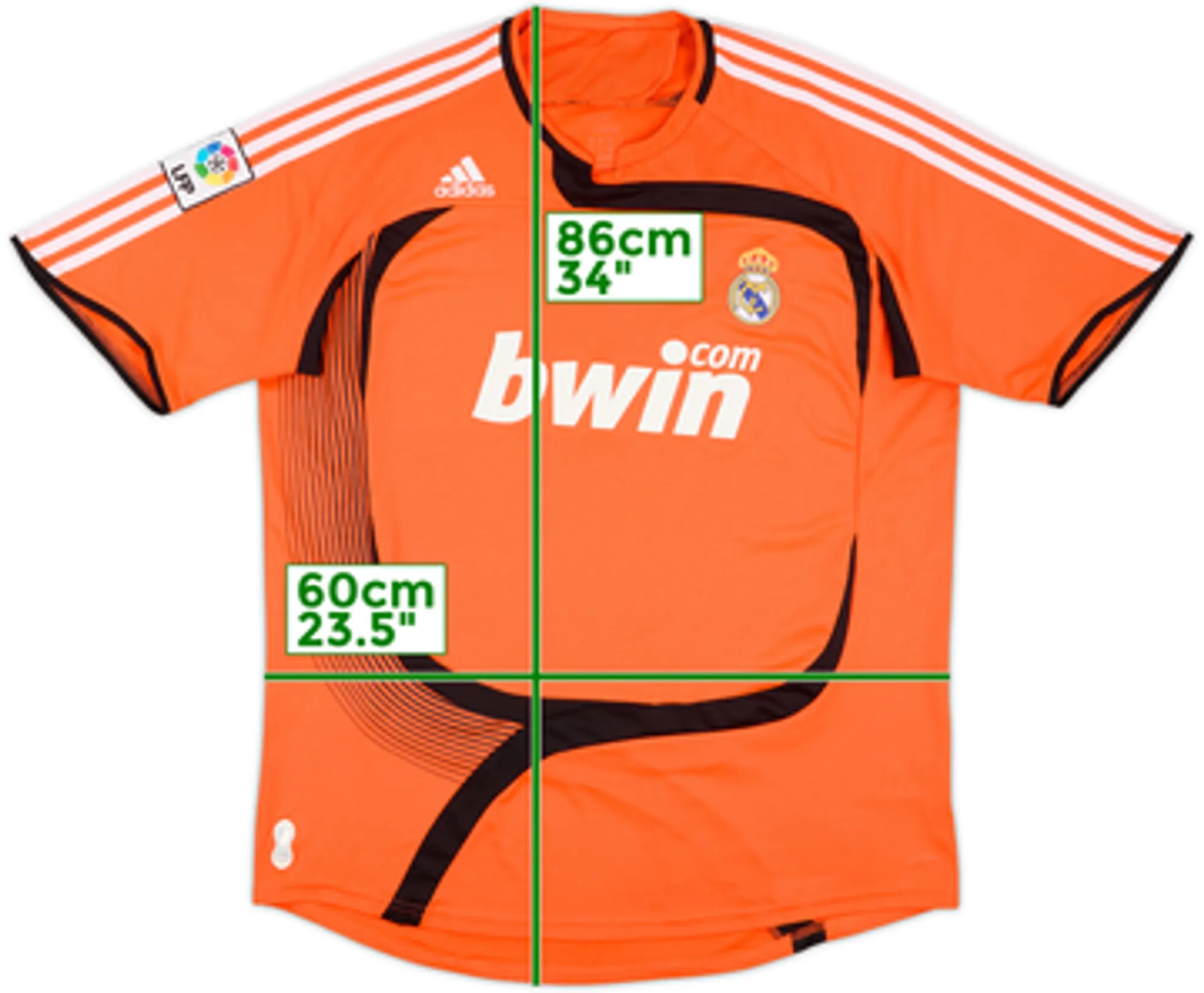 2007-08 Real Madrid GK Shirt - 8/10 - (M)