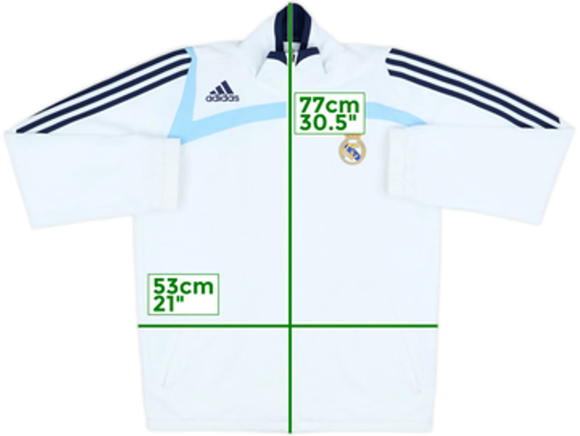 2007-08 Real Madrid adidas Track Jacket - 7/10 - (L)