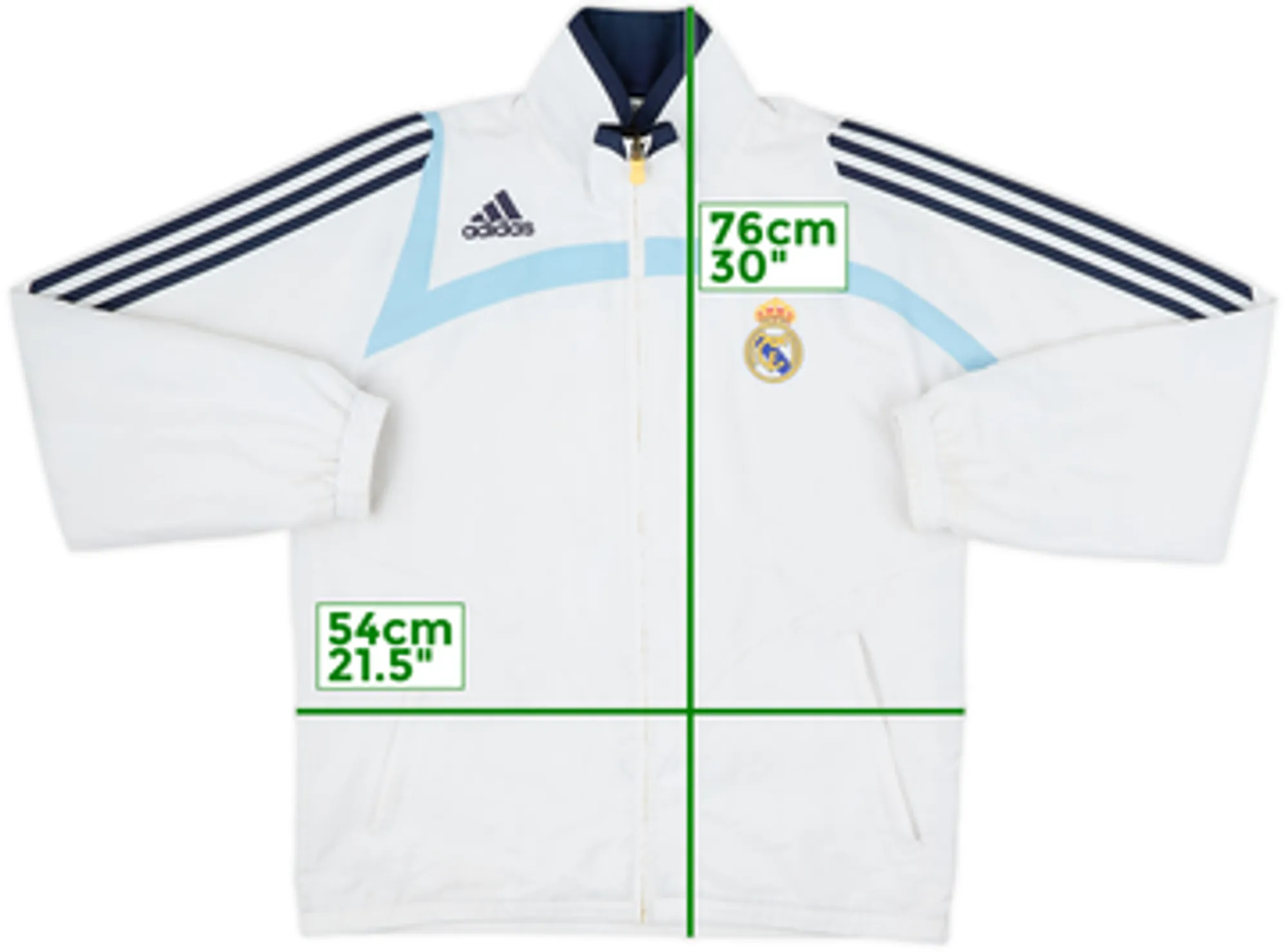 2007-08 Real Madrid adidas Track Jacket - 5/10 - (M)