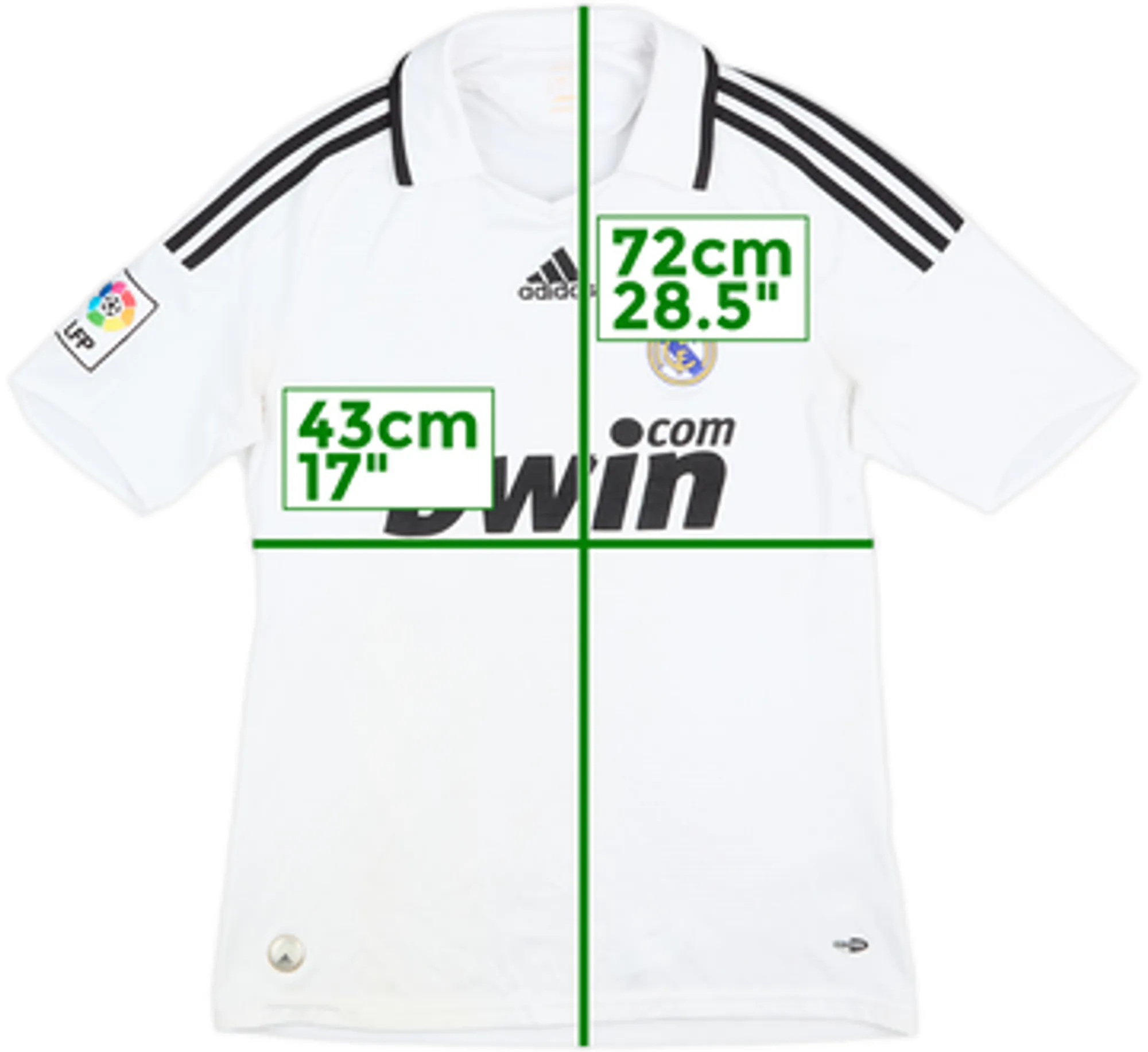 2008-09 Real Madrid Home Shirt - 4/10 - (L)