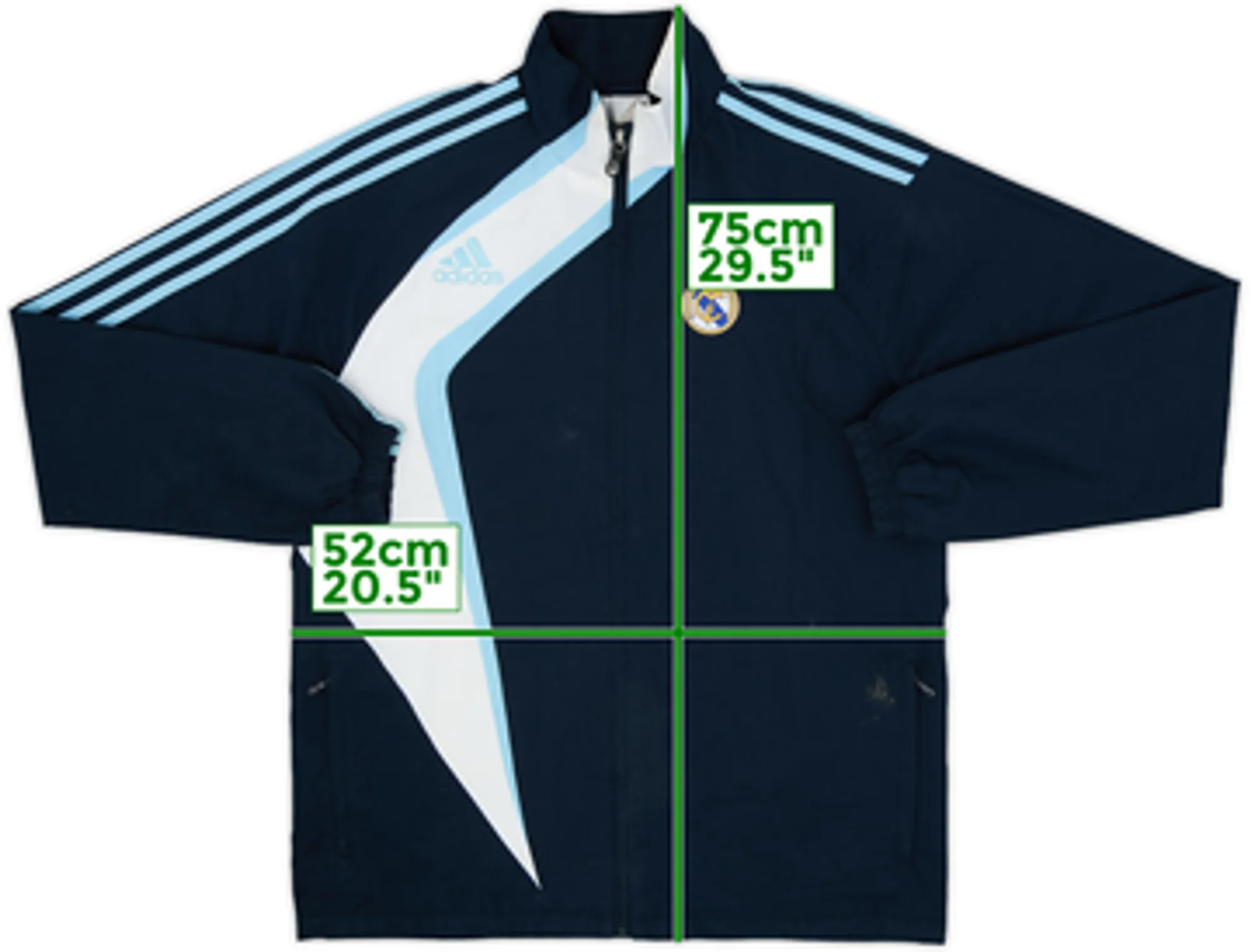 2009-10 Real Madrid adidas Track Jacket - 8/10 - (S)