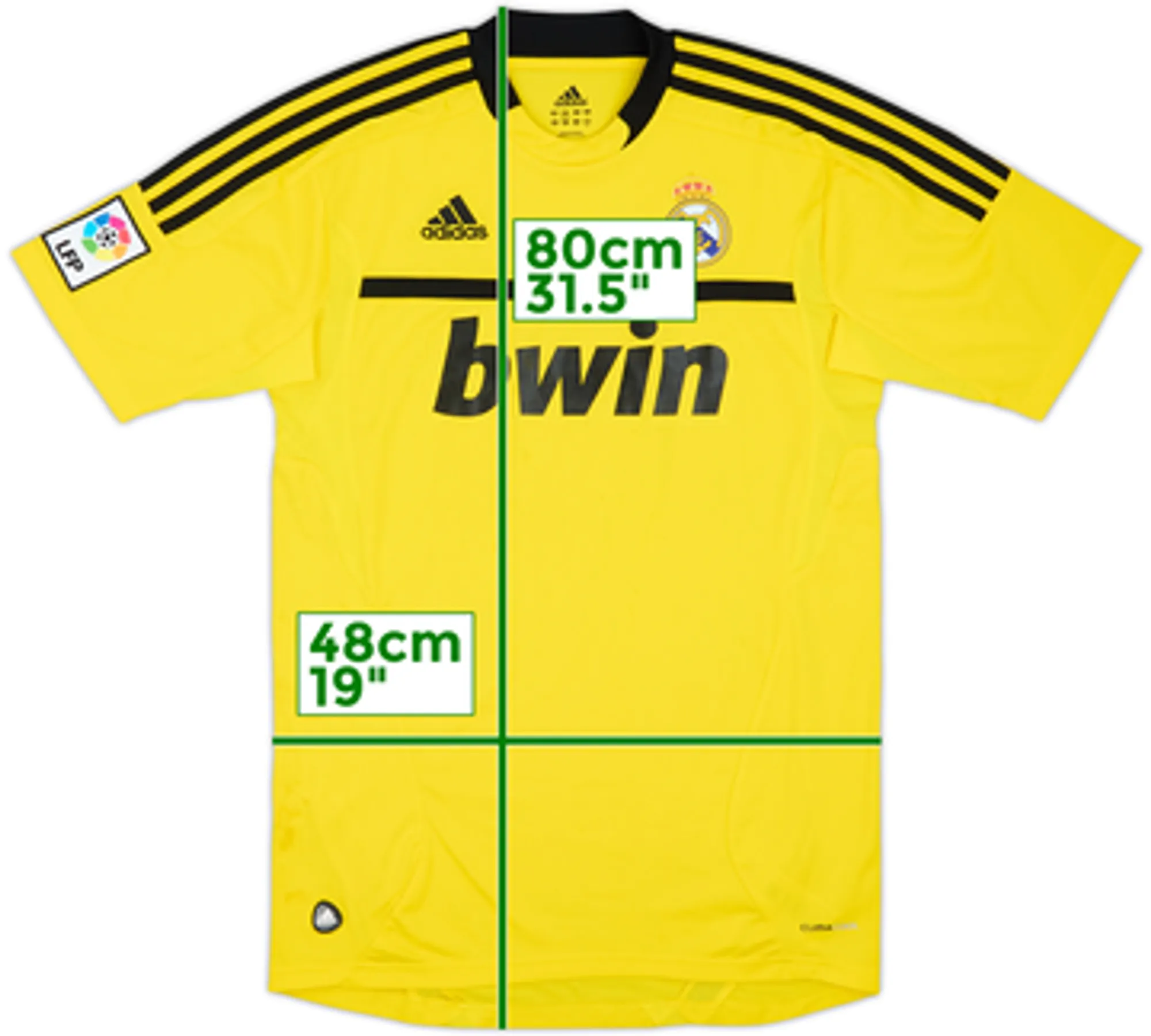 2011-12 Real Madrid GK S/S Shirt - 5/10 - (M)